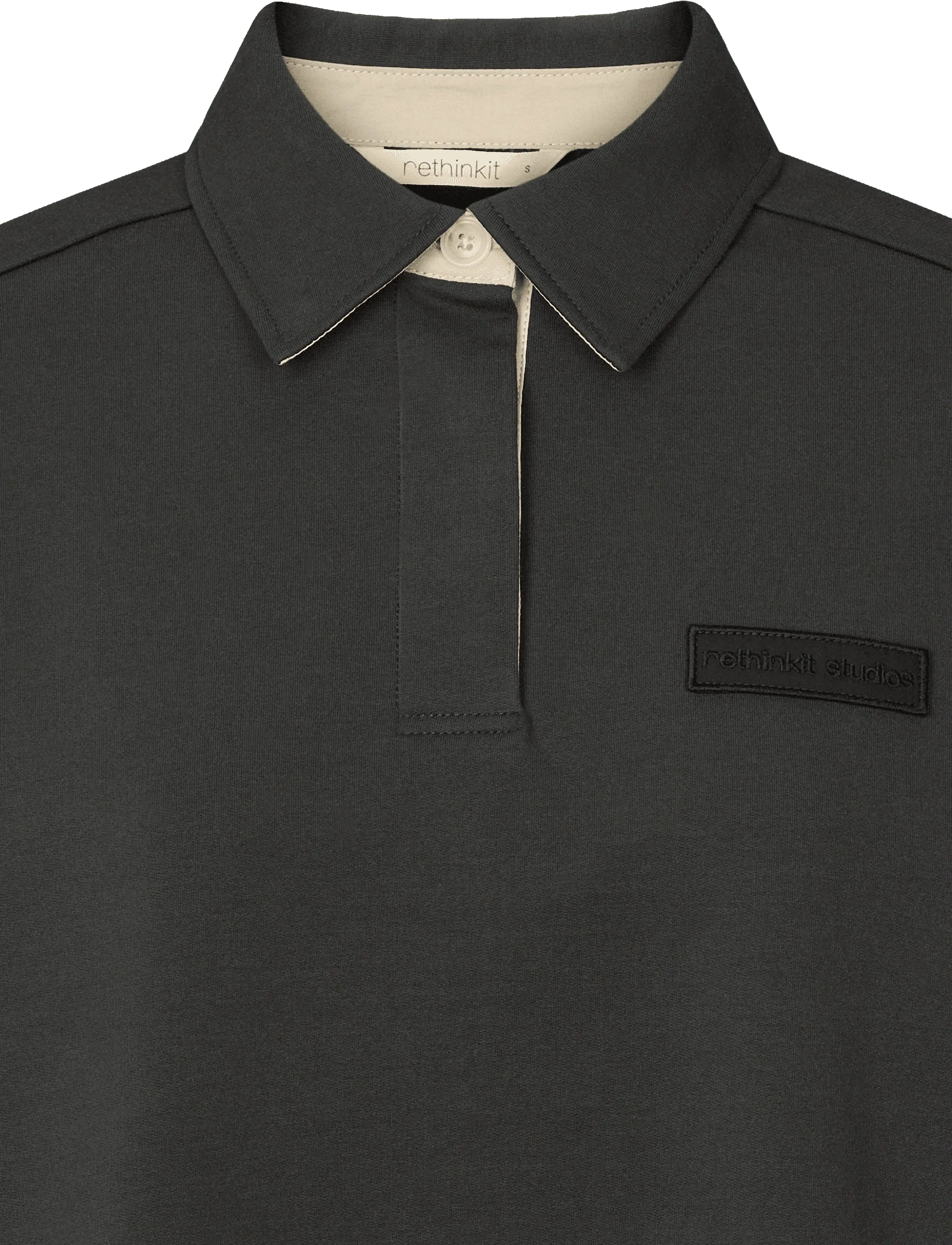 Rethinkit Studios - Sweat Shirt Polo One - almost black - 2