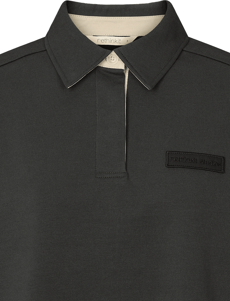 Rethinkit Studios - Sweat Shirt Polo One - almost black - 2