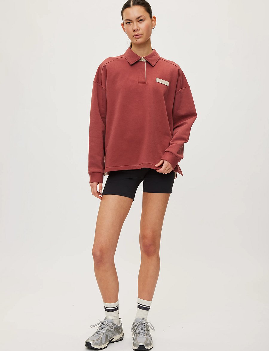 Rethinkit Studios - Sweat Shirt Polo One - polosärgid - apple butter - 0