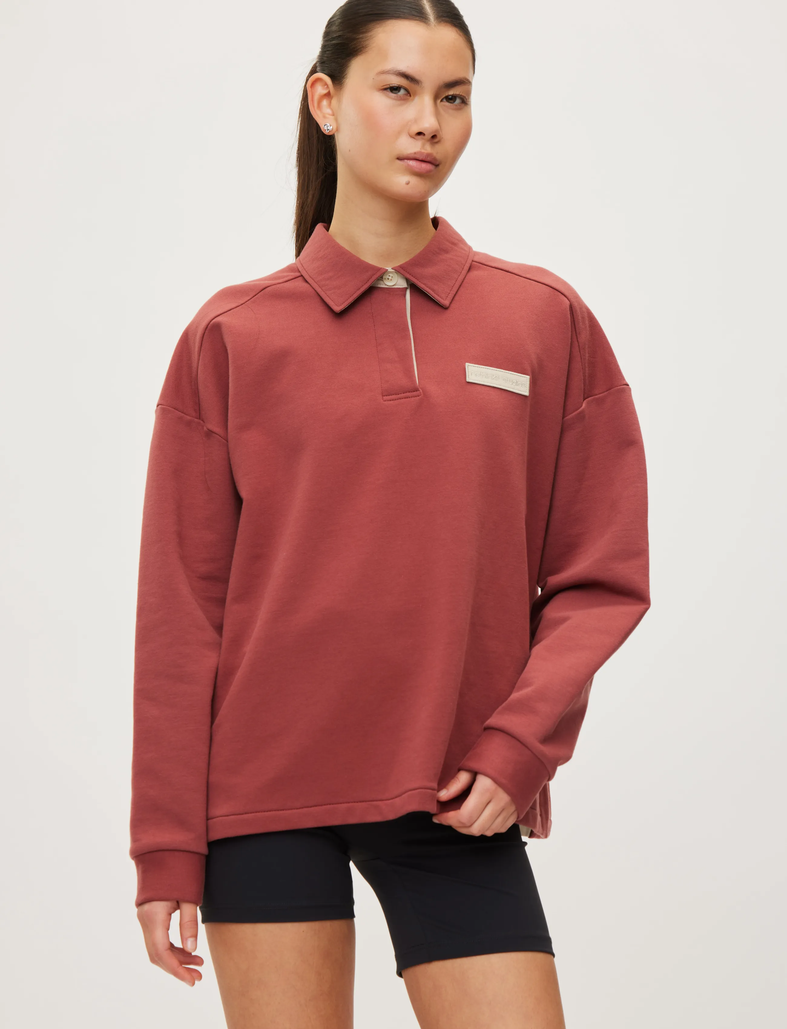 Rethinkit Studios - Sweat Shirt Polo One - polosärgid - apple butter - 3