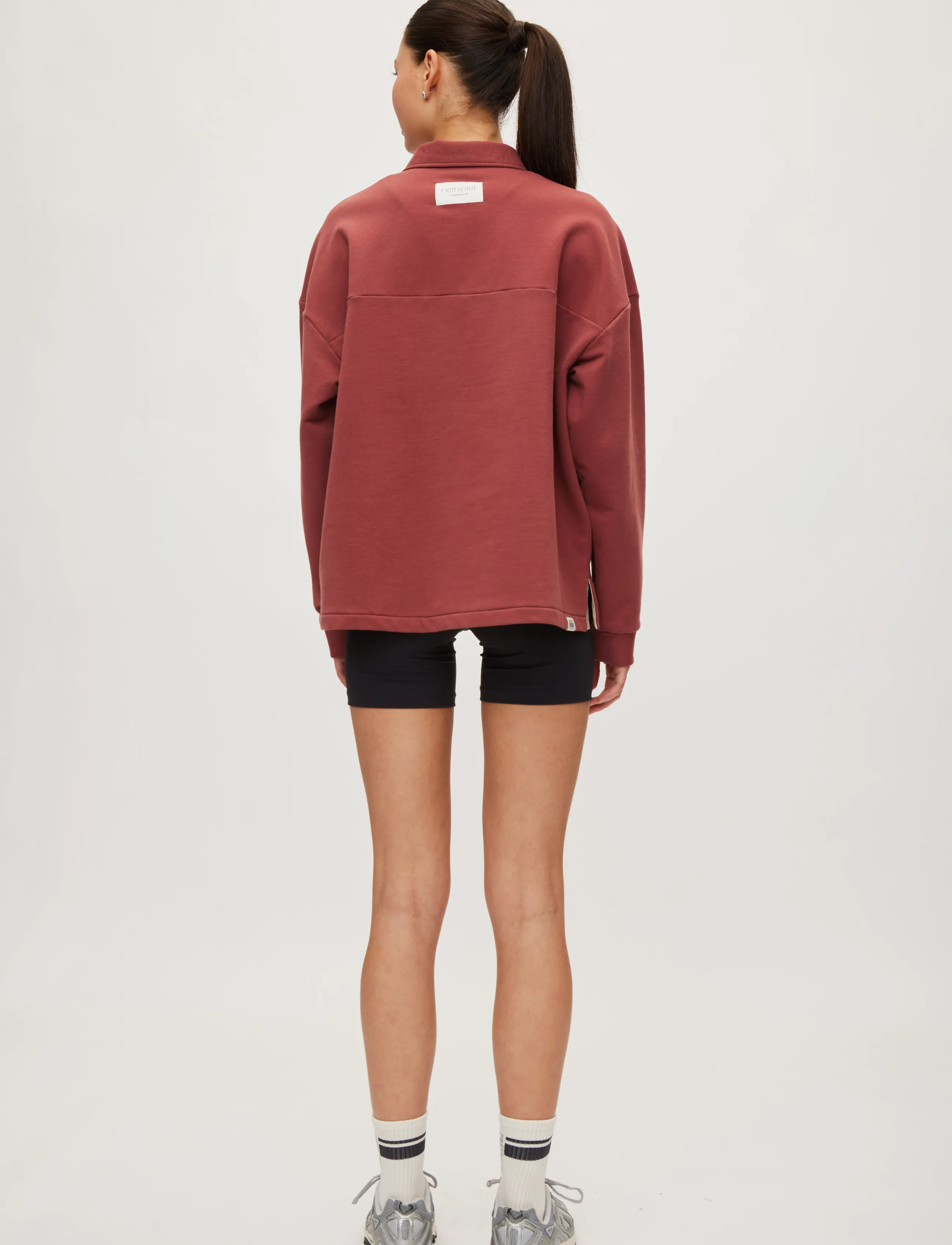 Rethinkit Studios - Sweat Shirt Polo One - polosärgid - apple butter - 4
