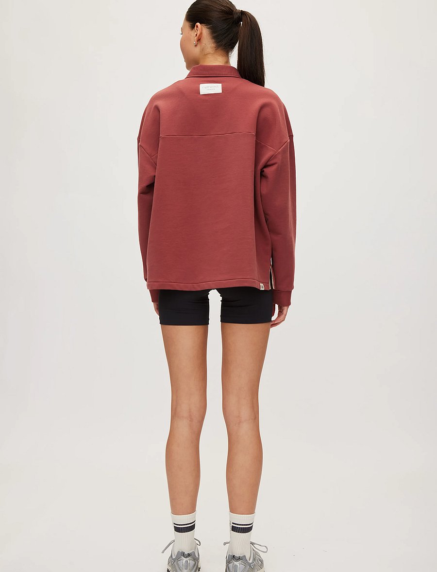 Rethinkit Studios - Sweat Shirt Polo One - polosärgid - apple butter - 4