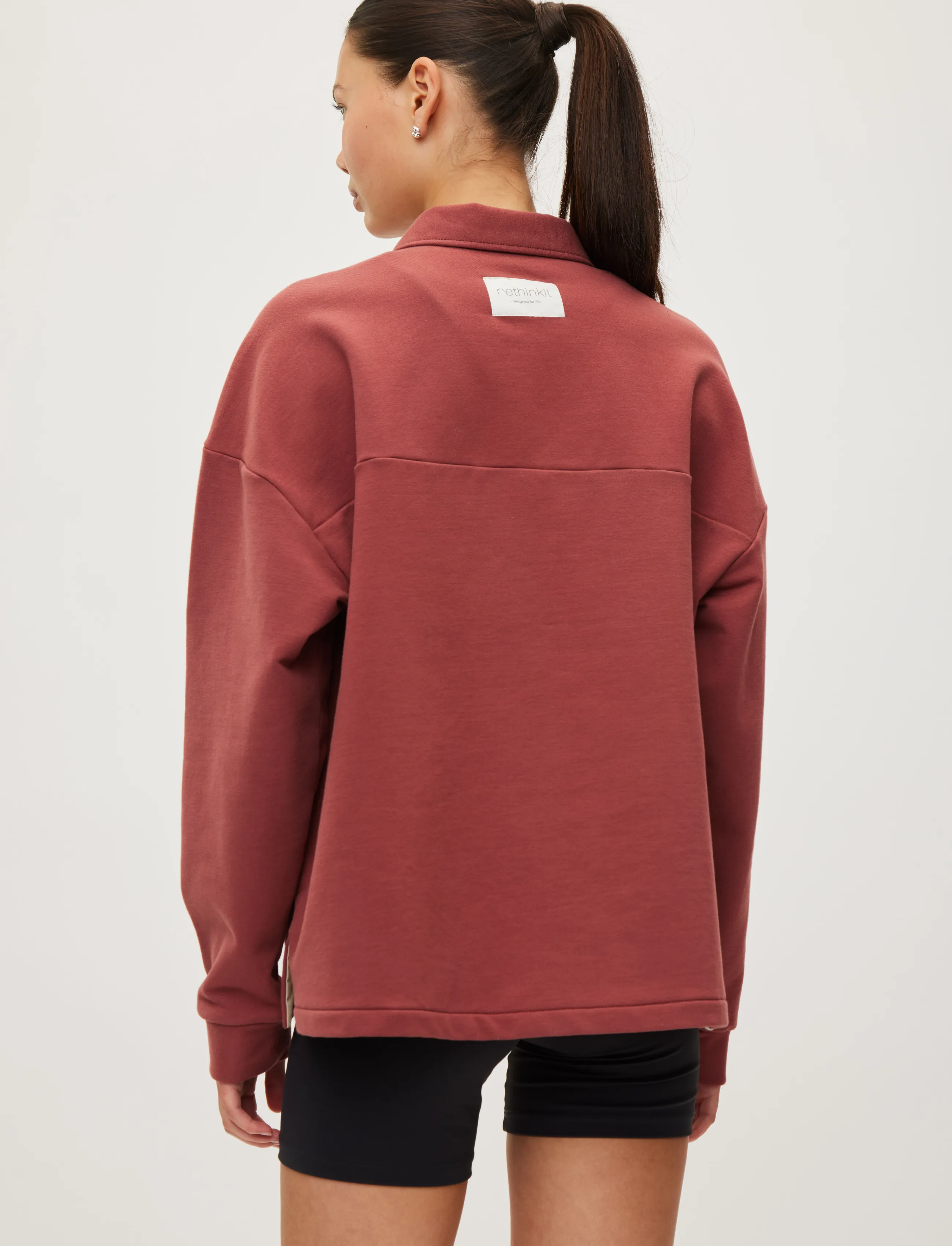 Rethinkit Studios - Sweat Shirt Polo One - polosärgid - apple butter - 5