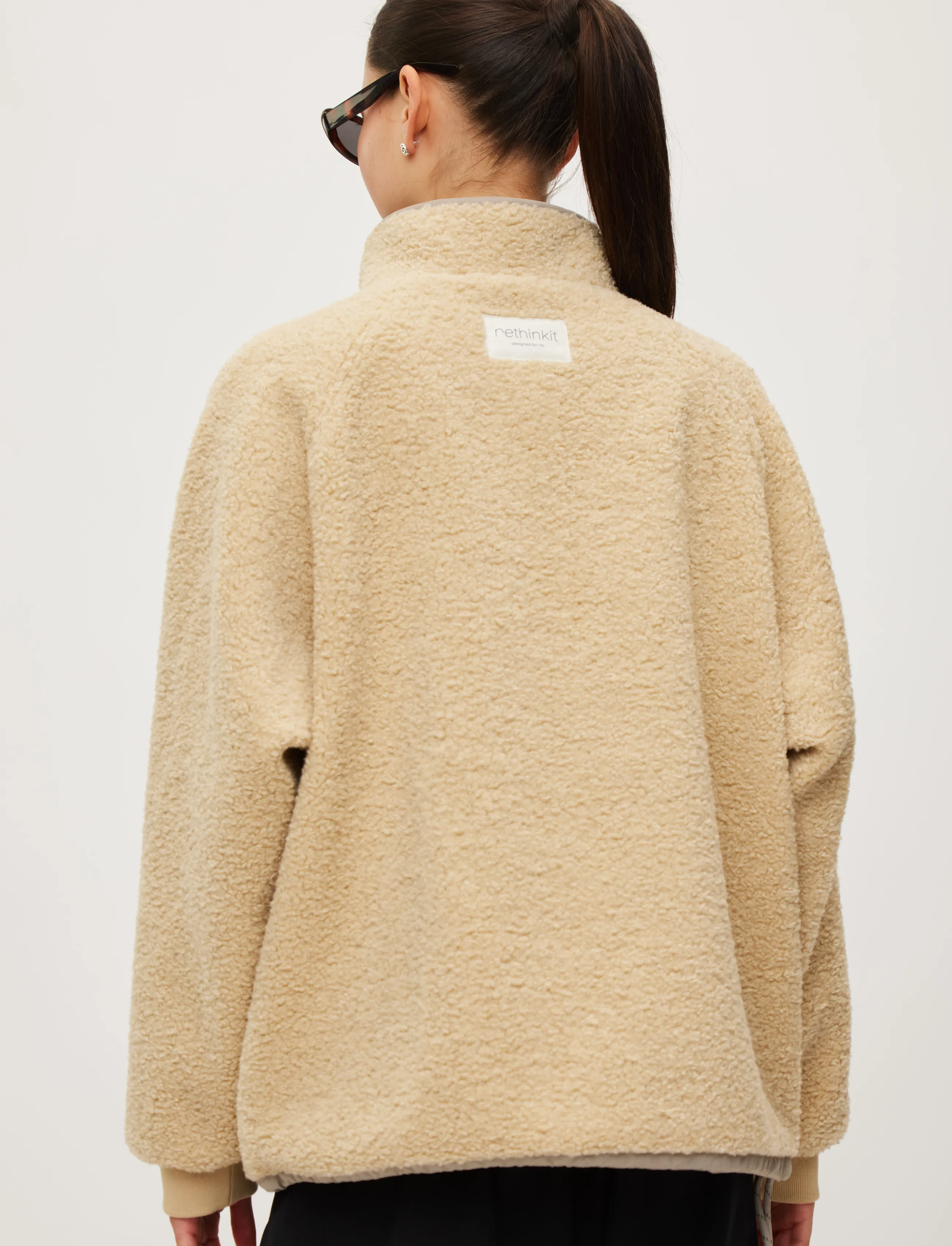 Rethinkit Studios Half Zip Mount Pile fleecetröja dam – bild 6