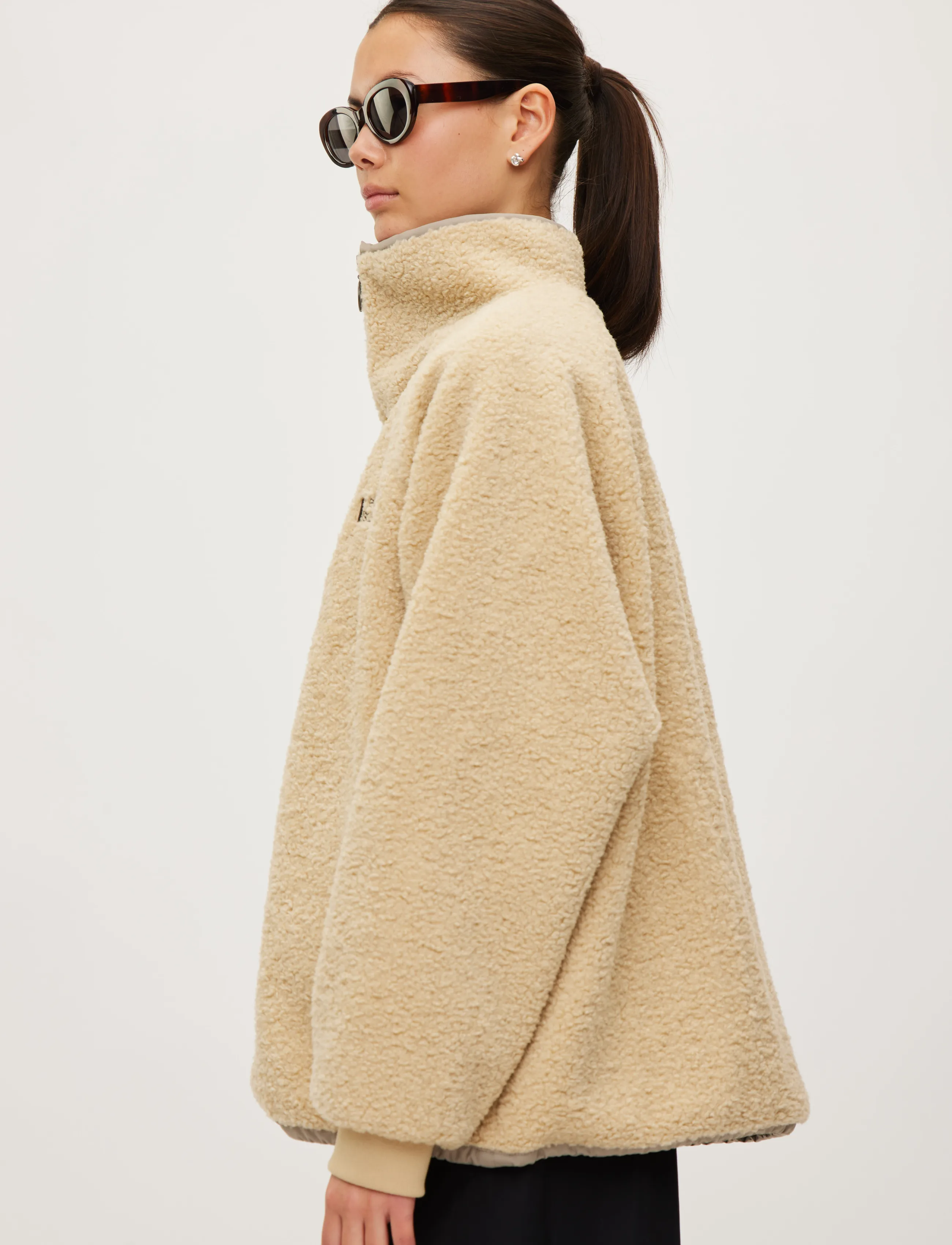 Rethinkit Studios Half Zip Mount Pile fleecetröja dam – bild 7