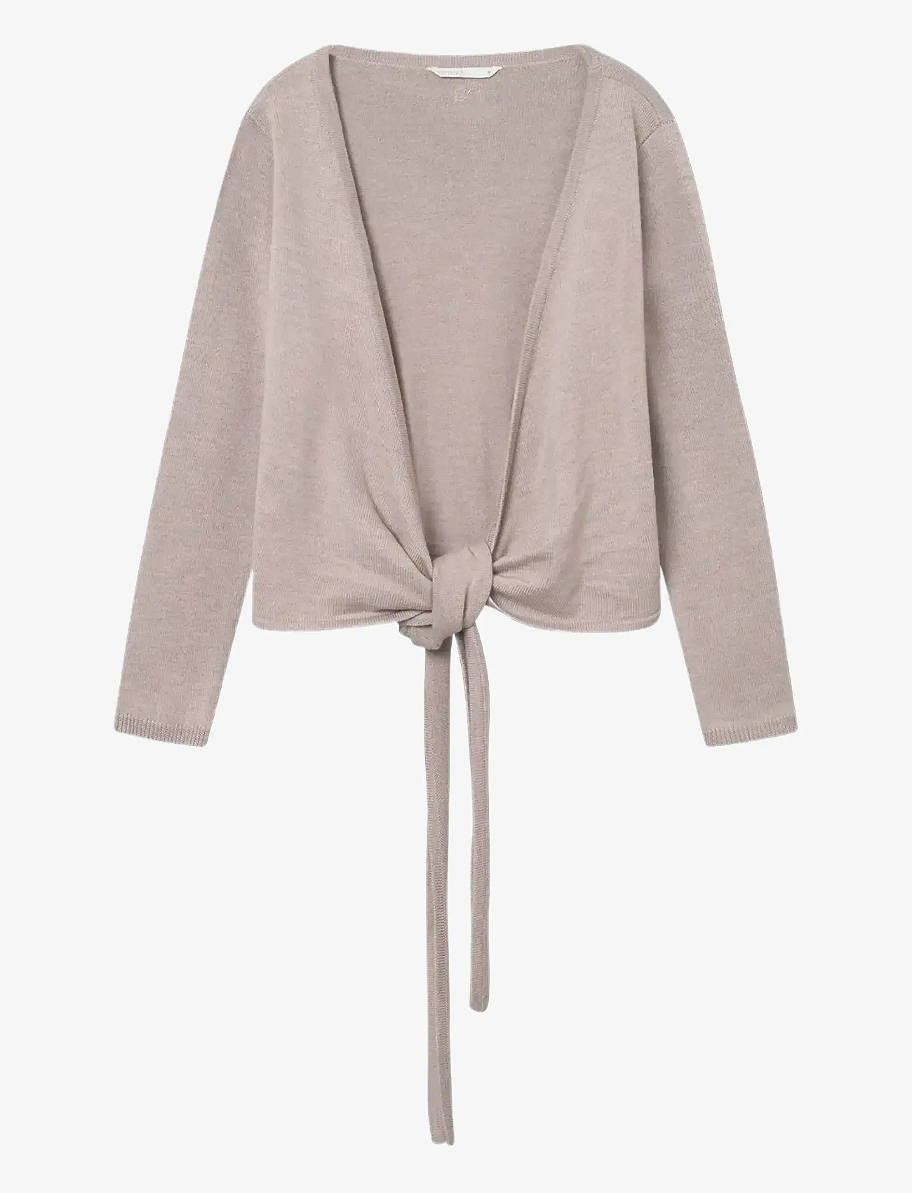 Rethinkit Studios - Wool Wrap Cardigan Keep Me - kudumid - warm sand melange - 0