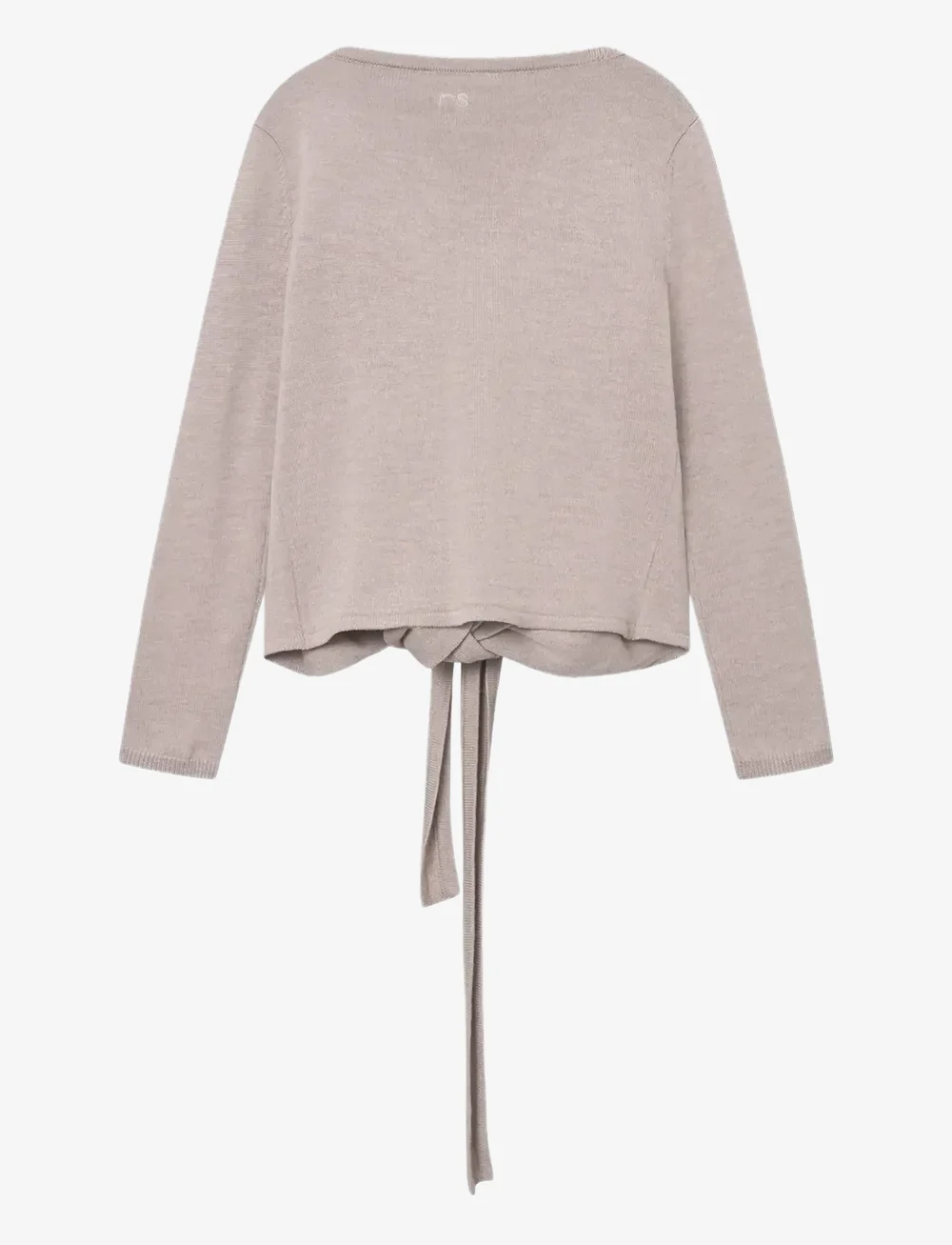 Rethinkit Studios - Wool Wrap Cardigan Keep Me - strickmode - warm sand melange - 2