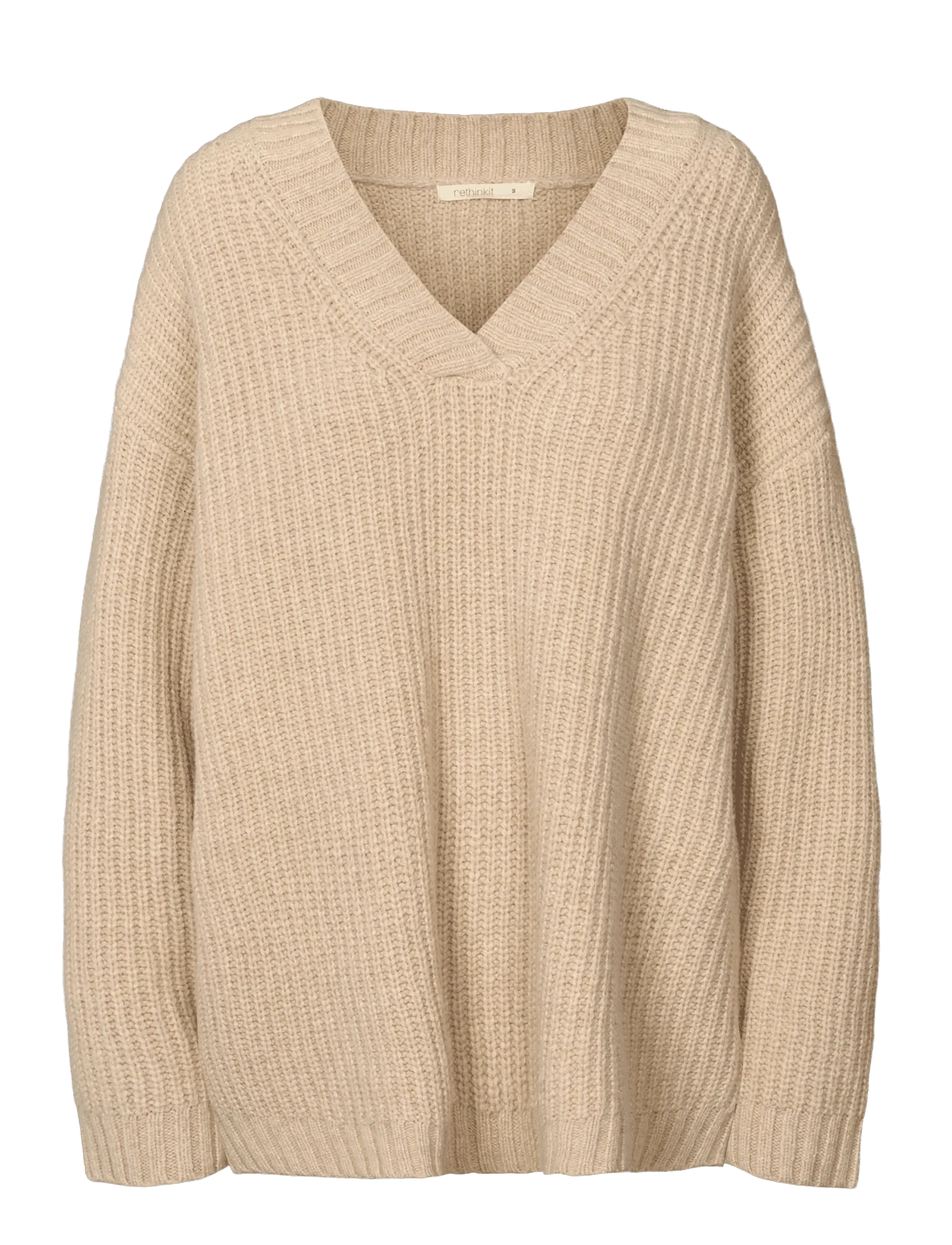 Wool Knit V-Neck Sweater Chamonix