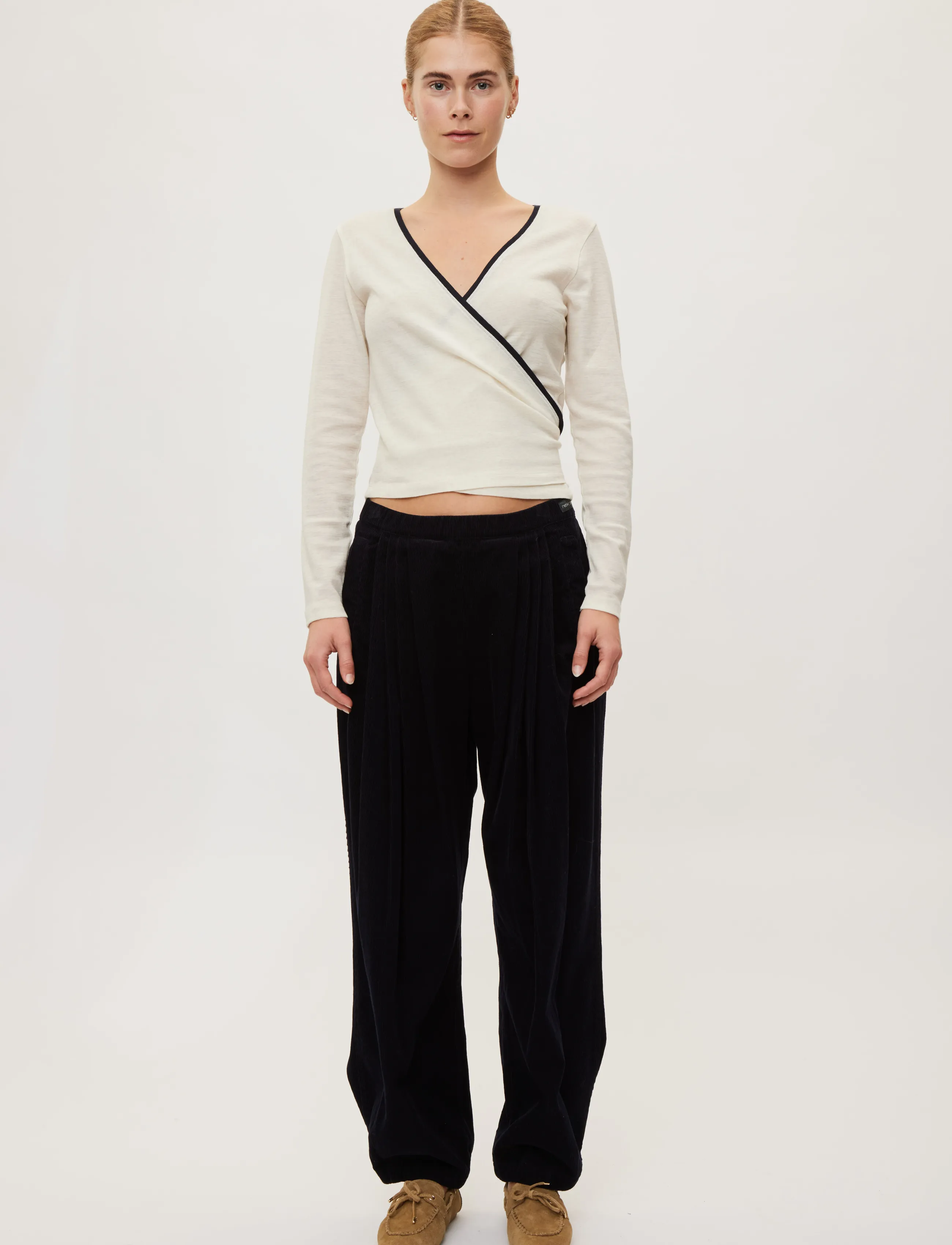 Merino Wool Wrap Cardigan Haze