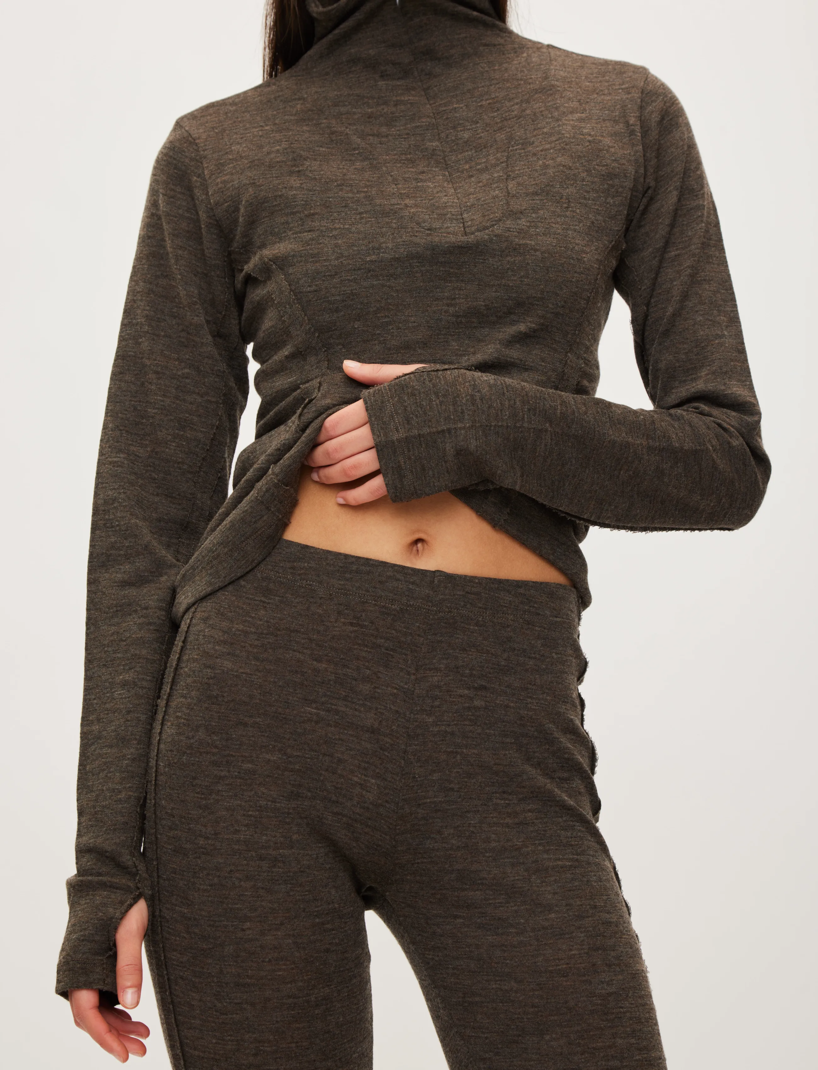 Merino Wool Leggings Haze