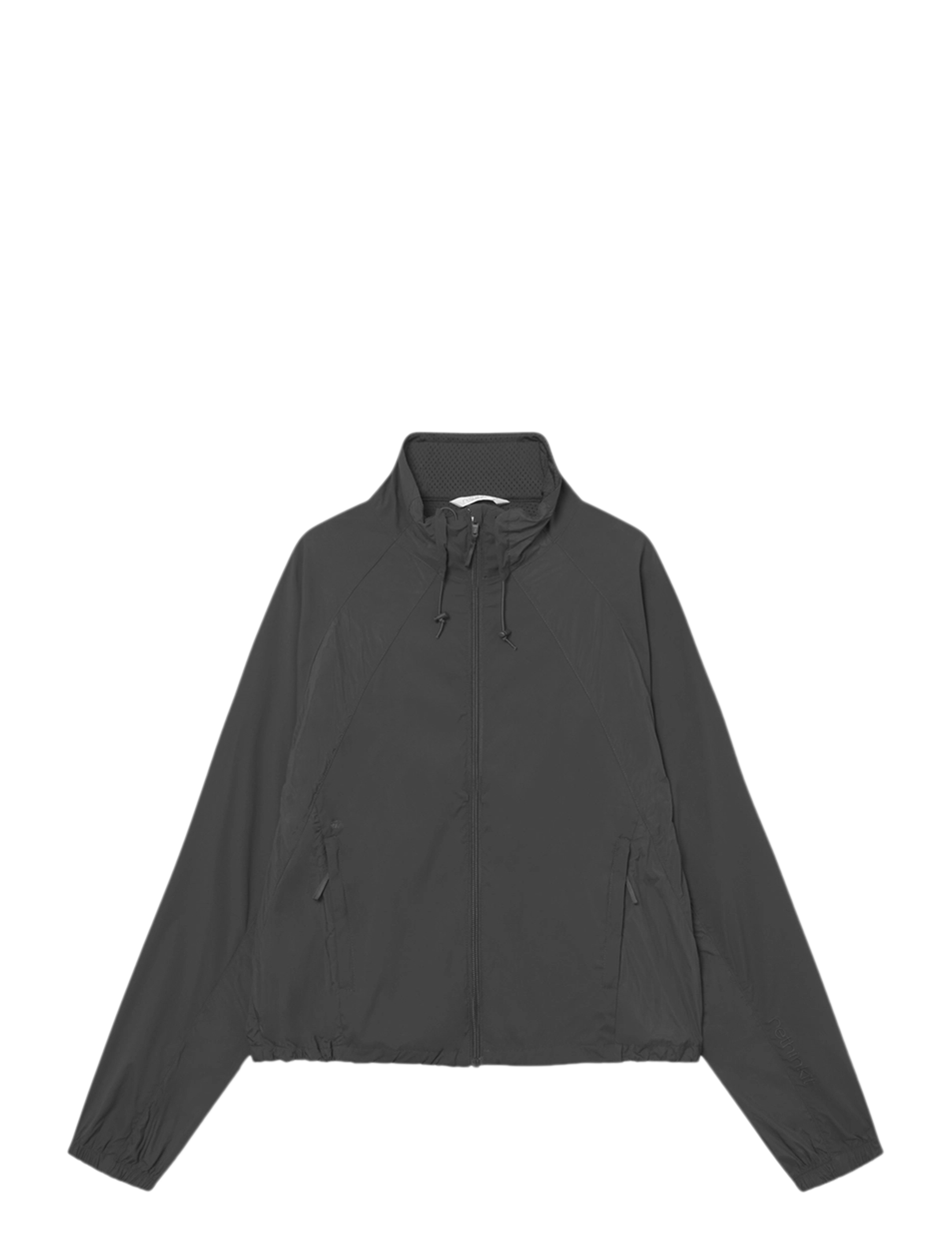 Rethinkit Studios Track Jacket Oversized Kia, Kvinder, Oversized Træningsjakke, Sort, Str: S