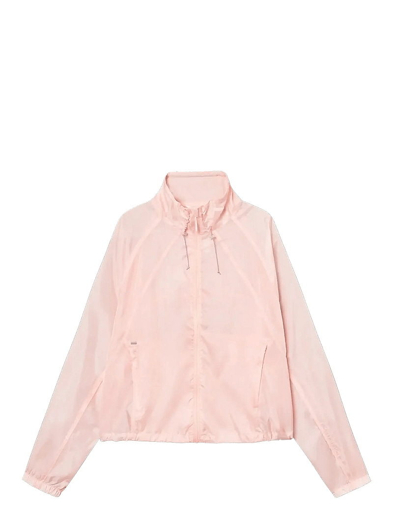 Rethinkit Studios - Track Jacket Kia See Trough - sports jackets - transparent peach - 0