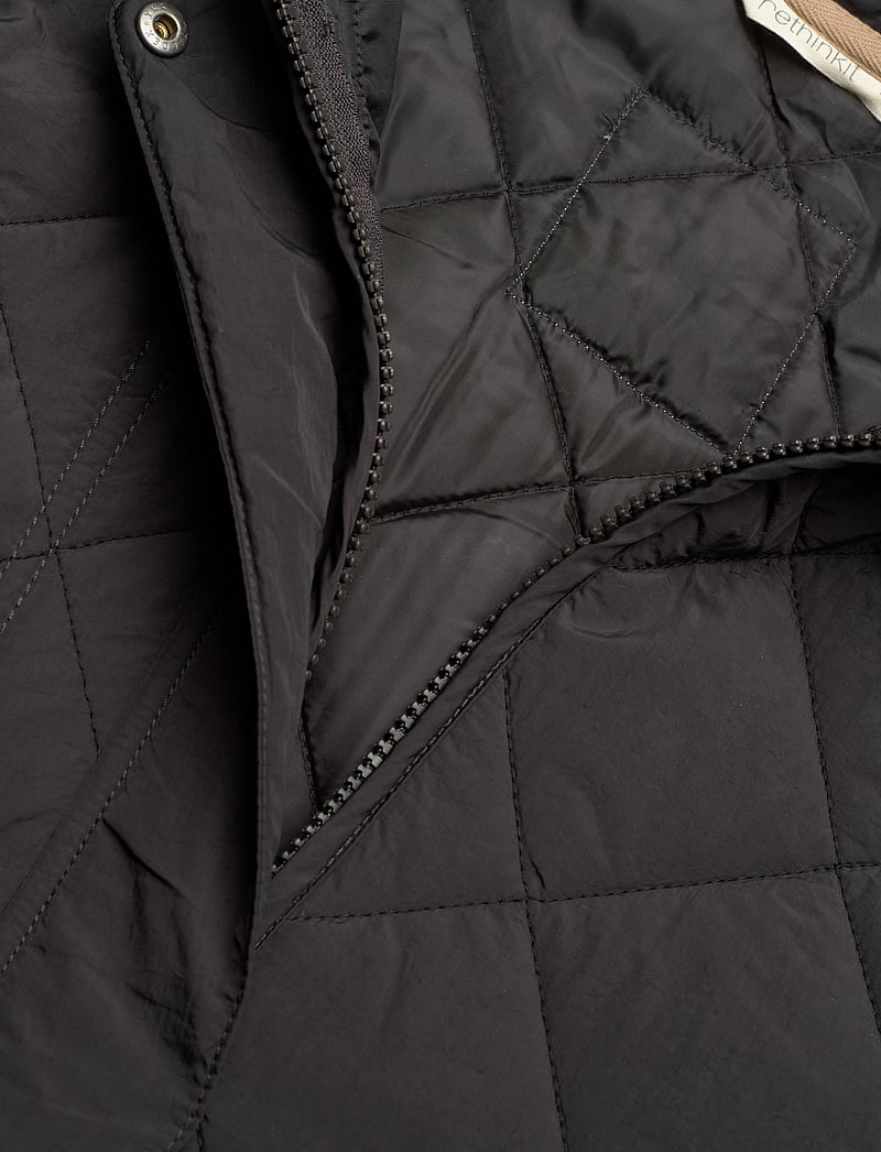 Rethinkit Studios - Thermo Classic Jacket Lyon - down- & padded jackets - almost black - 3