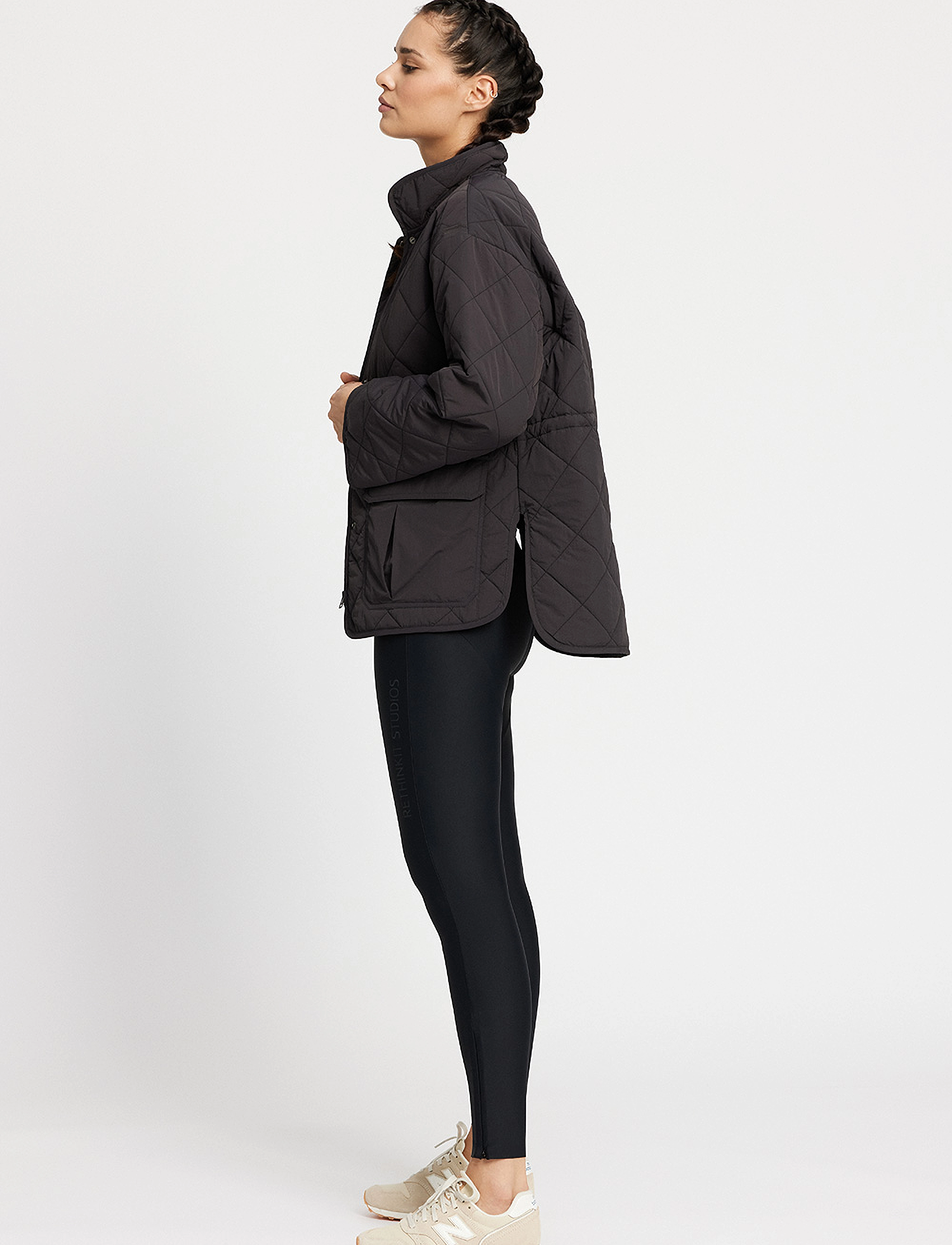 Rethinkit Studios - Thermo Classic Jacket Lyon - gefütterte & daunenjacken - almost black - 5