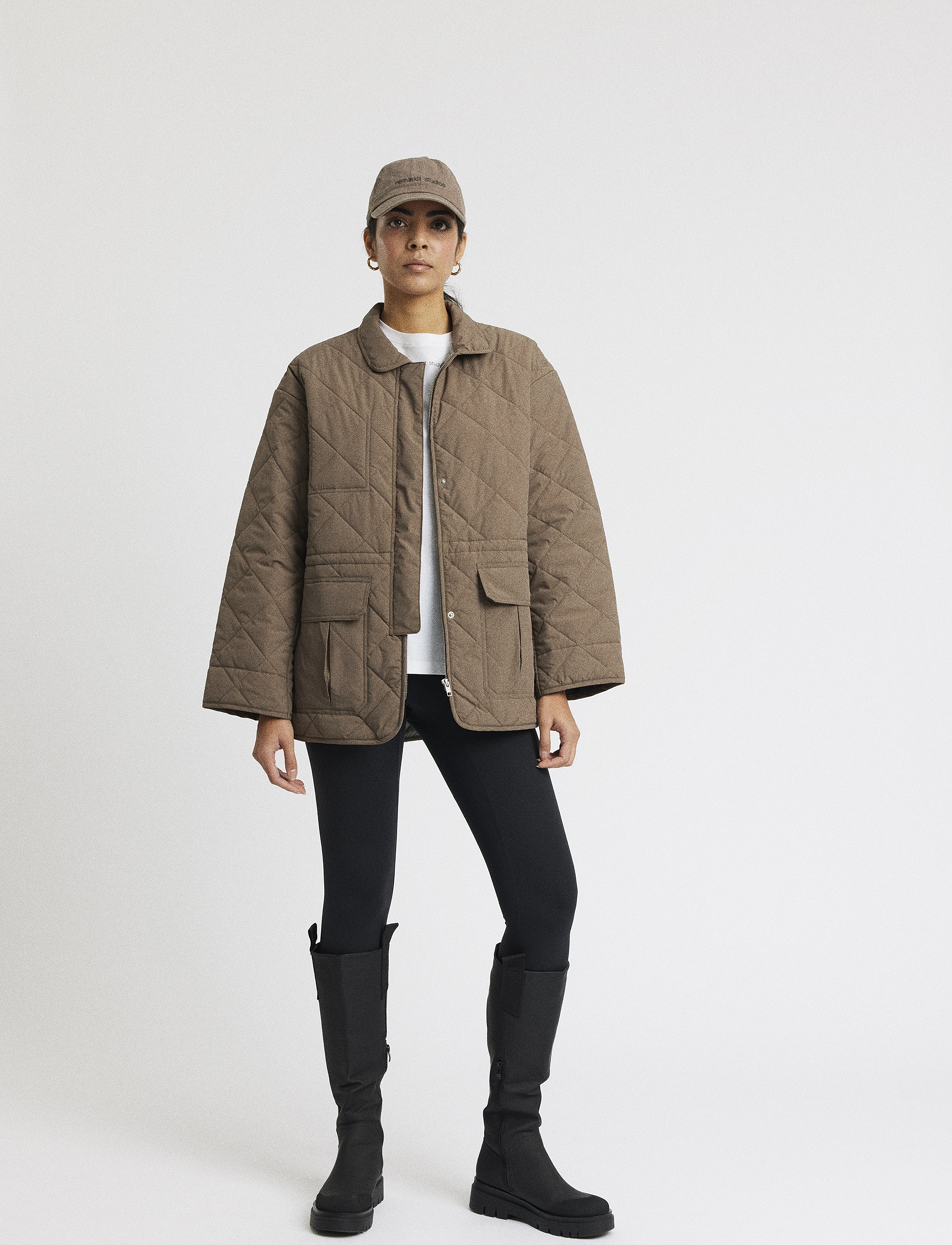 Rethinkit Studios Thermo Classic Jacket Lyon, XS, Jackets, Braun - Quilted Frauen