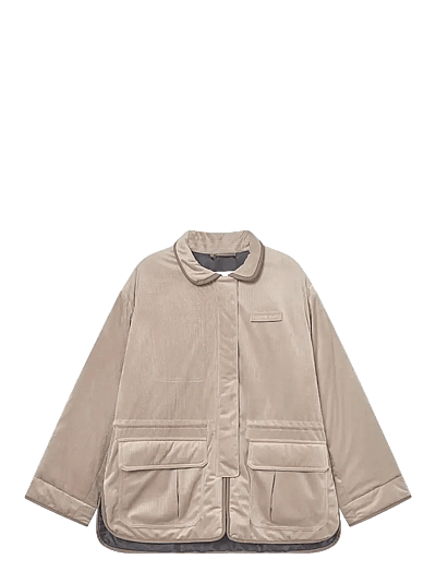 Rethinkit Studios Classic Jacket Lyon Corduroy - Útivistarfatnaður - CREAM TOFFEE / beige