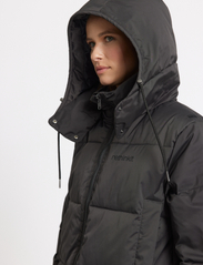 Rethinkit - Puffer Coat SHELTER LONG - Žieminiai paltai - almost black - 8