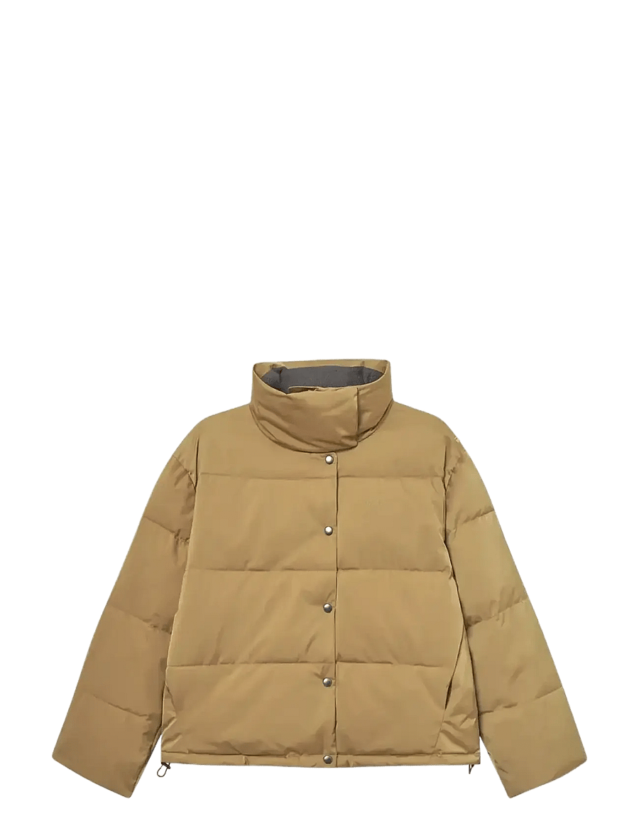 Rethinkit Studios - Puffer Boxi Jacket SHELTER - talvejoped - 4210 golden brown - 0