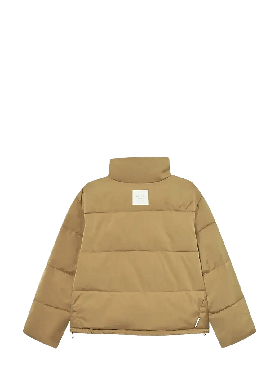 Rethinkit Studios - Puffer Boxi Jacket SHELTER - talvejoped - 4210 golden brown - 1