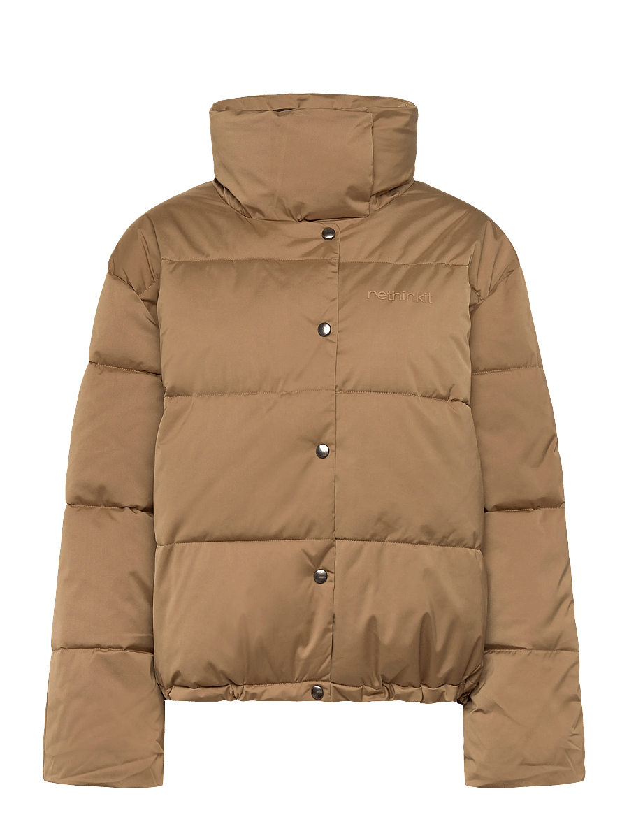 Rethinkit Studios - Puffer Boxi Jacket SHELTER - talvejoped - 4211 golden brown - 0