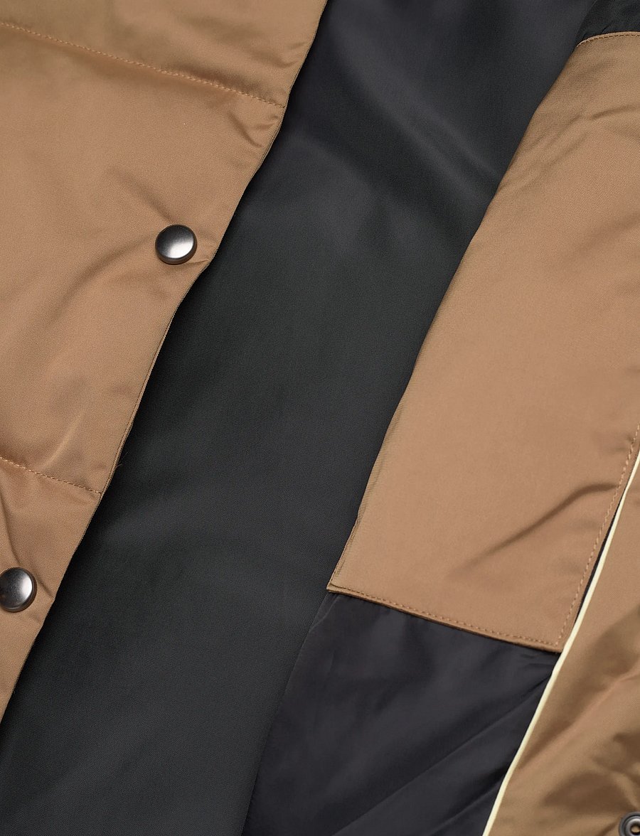 Rethinkit Studios - Puffer Boxi Jacket SHELTER - talvejoped - 4211 golden brown - 4