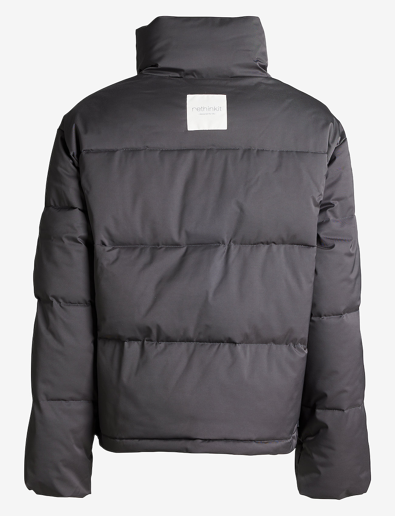 Rethinkit Studios - Puffer Boxi Jacket Shelter - gefütterte & daunenjacken - almost black - 2