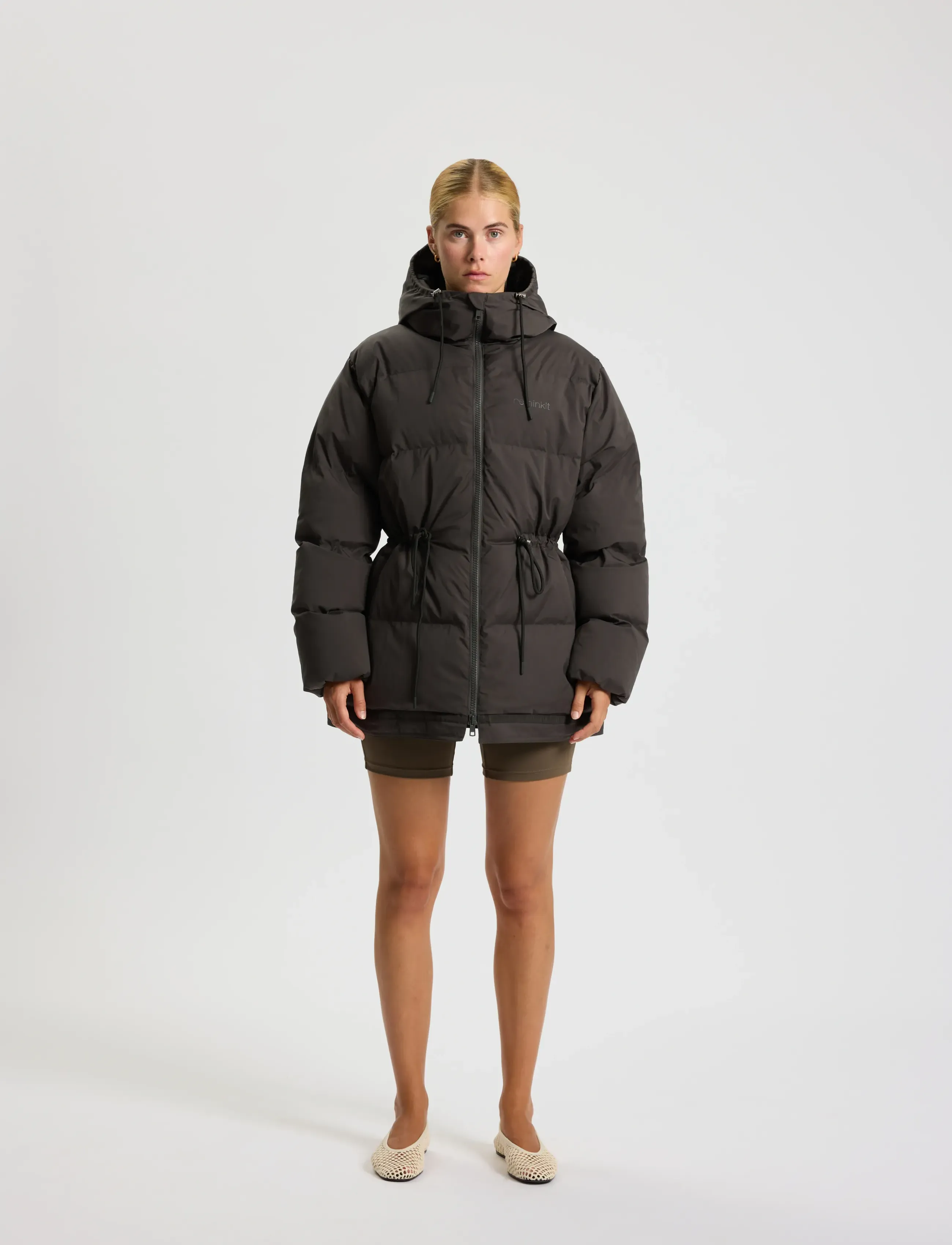 Rethinkit Studios Puffer Jacket Shelter, M, Jackets, Schwarz - Padded Jacket, Frauen