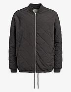 Quilted Bomber Jacket Latté - ALMOST BLACK