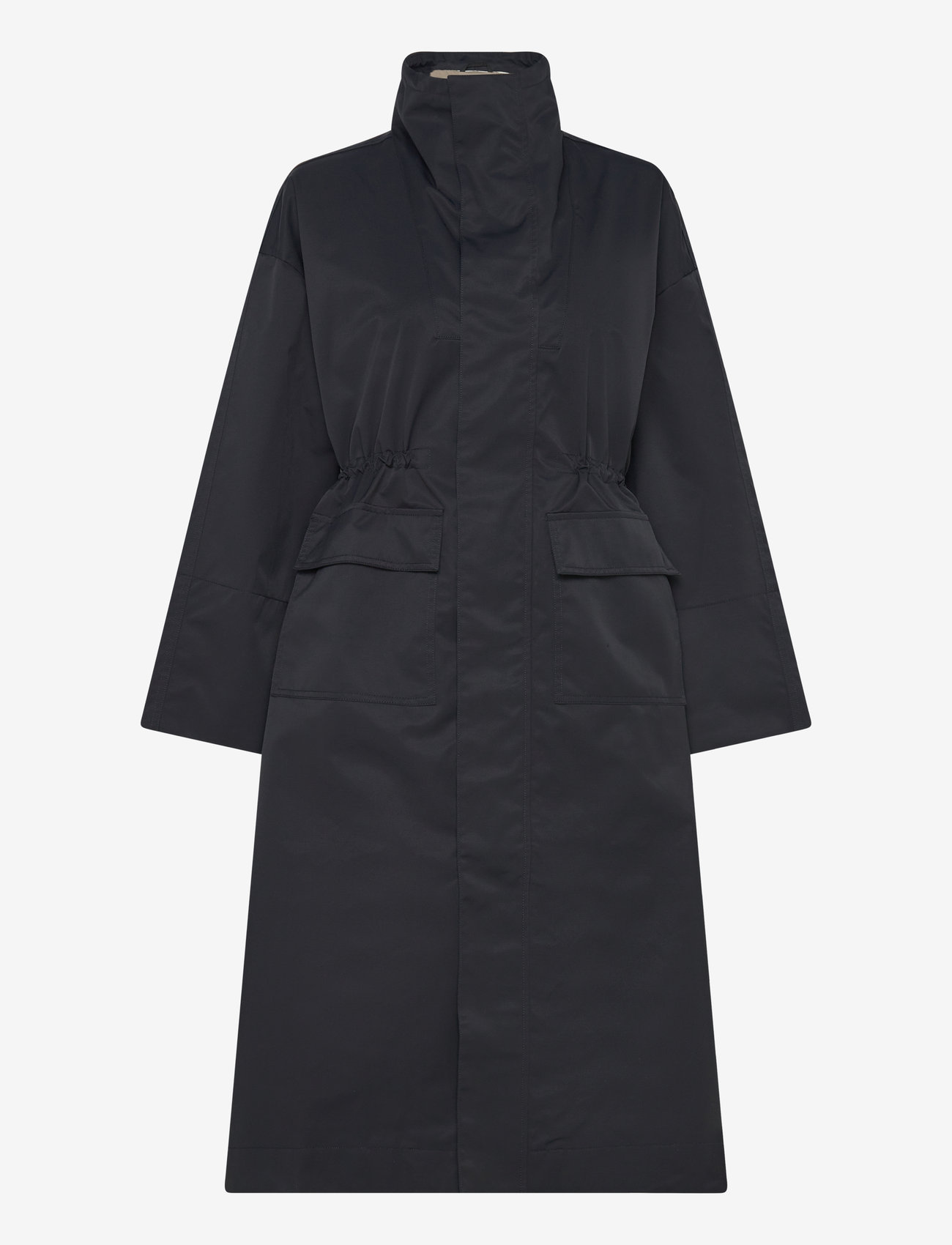 Rethinkit Studios Tech Coat Cloud - Tøj - DARK NAVY / black