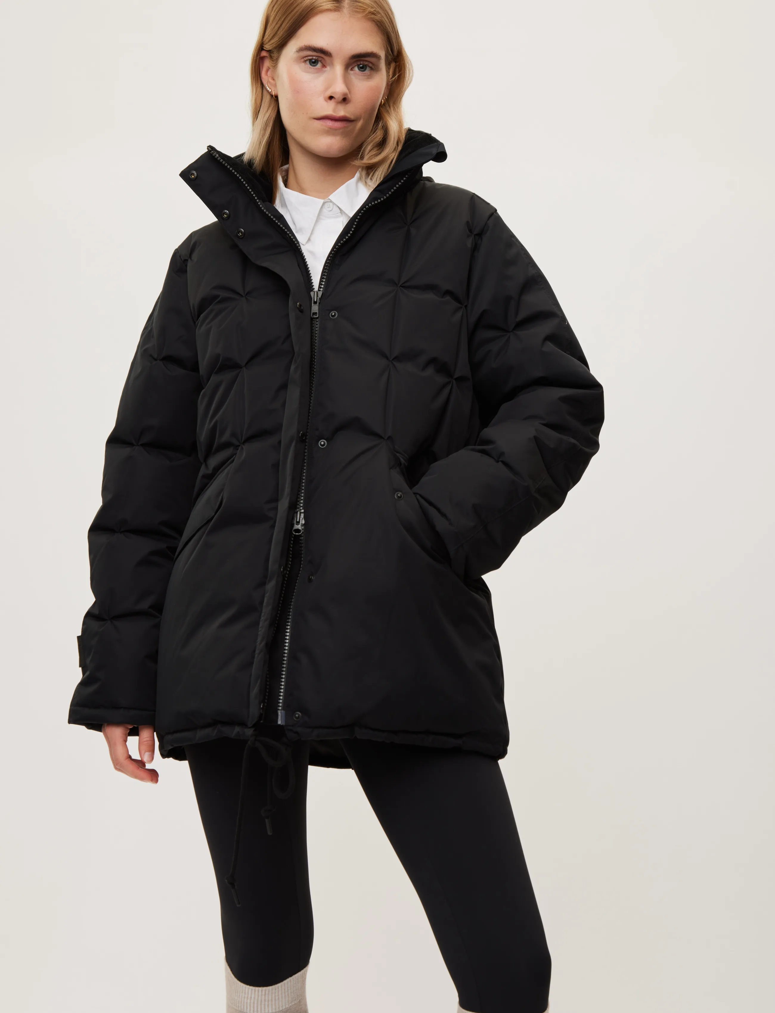 Rethinkit Studios - Parka Jacket Cube - sügisene kokkuhoid - black - 4