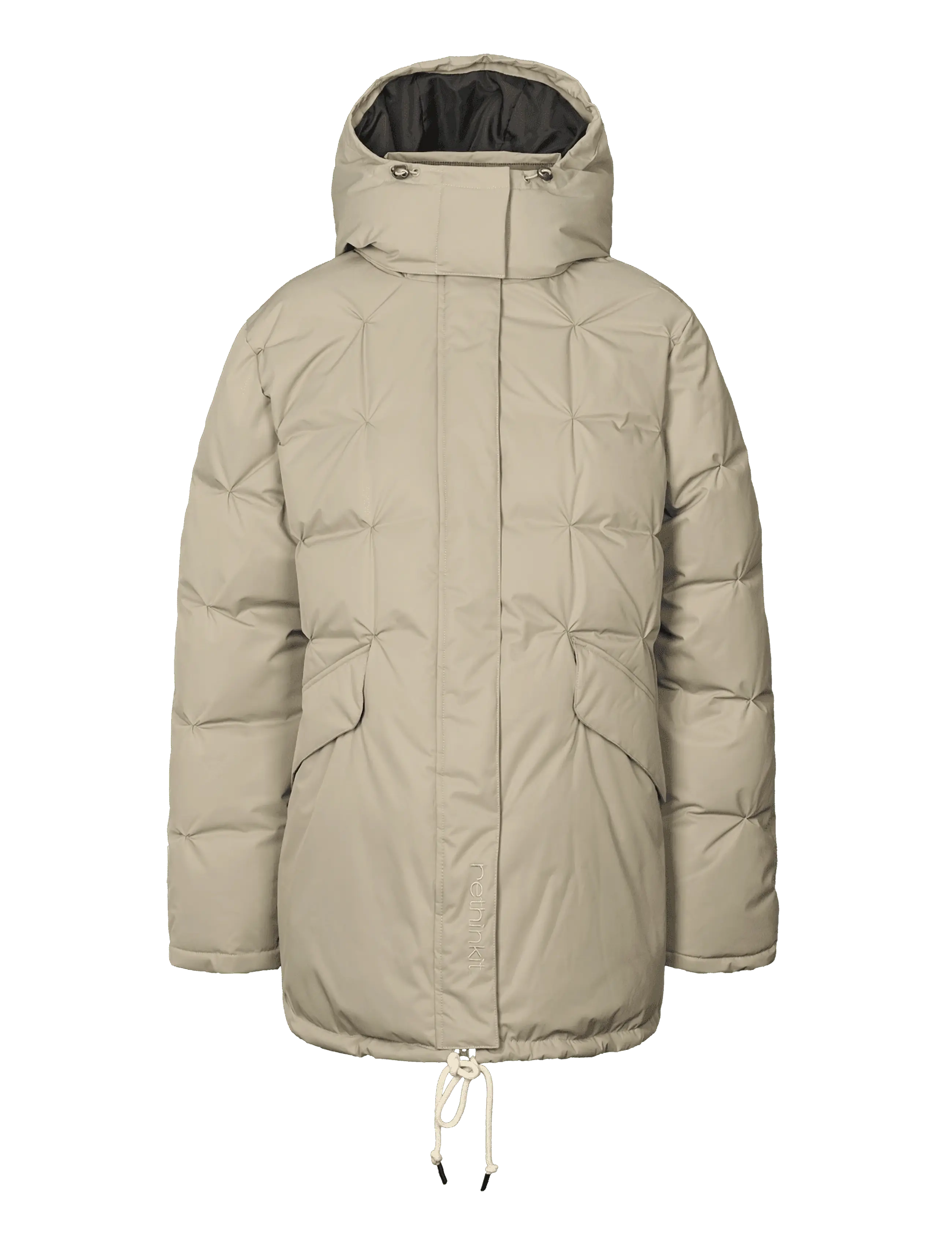 Rethinkit Studios Parka Jacket Cube - Viimane võimalus - VINTAGE KHAKI / khaki/green