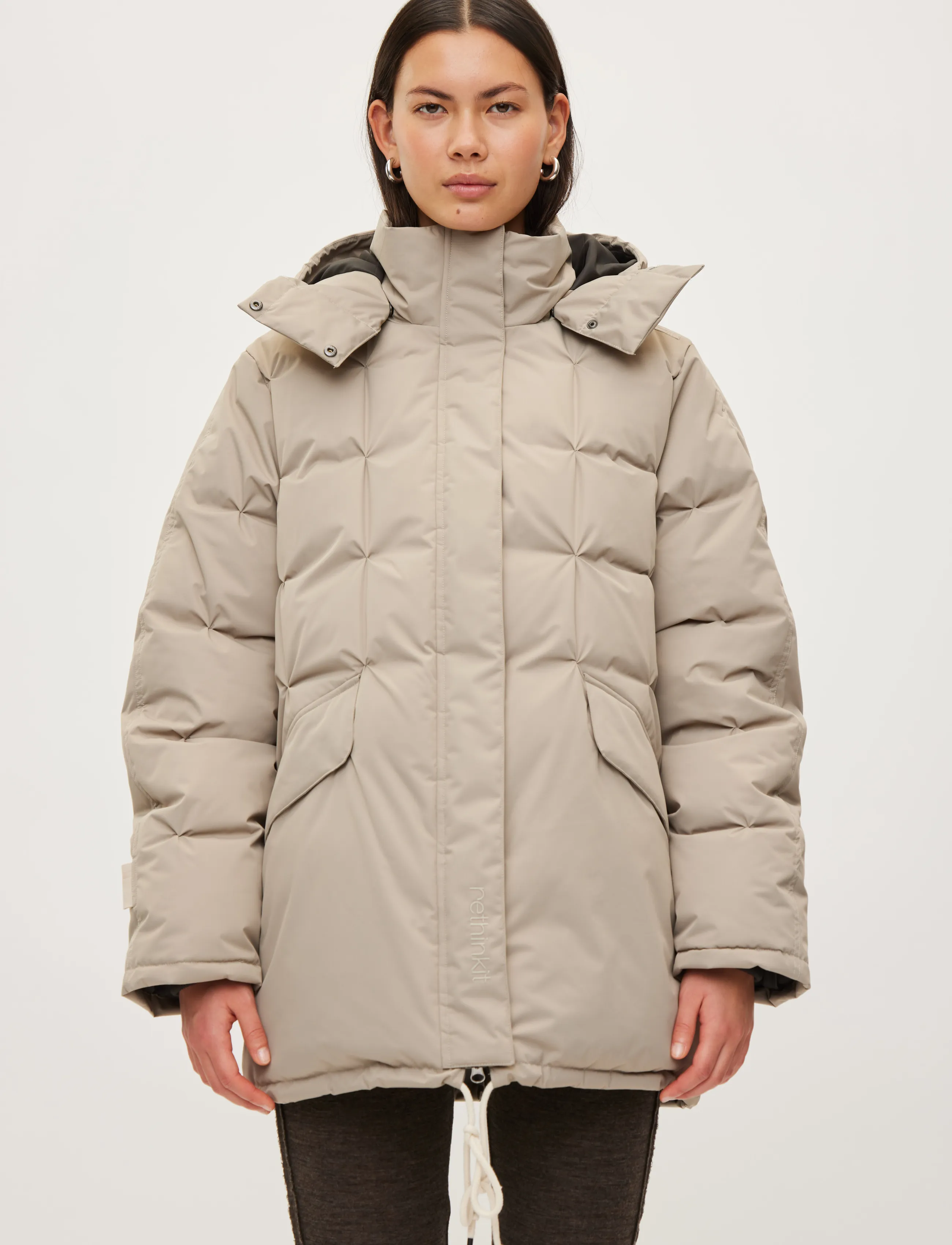 Rethinkit Studios - Parka Jacket Cube - joped - vintage khaki - 5