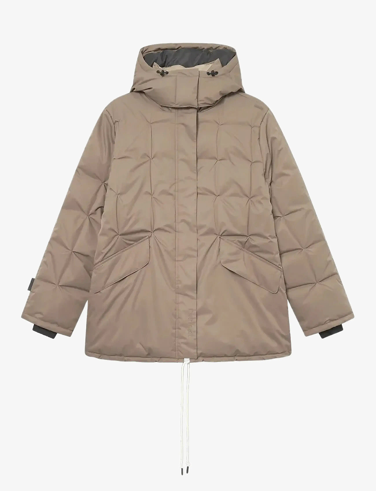 Rethinkit Studios - Parka Jacket Cube - down- & padded jackets - walnut - 0