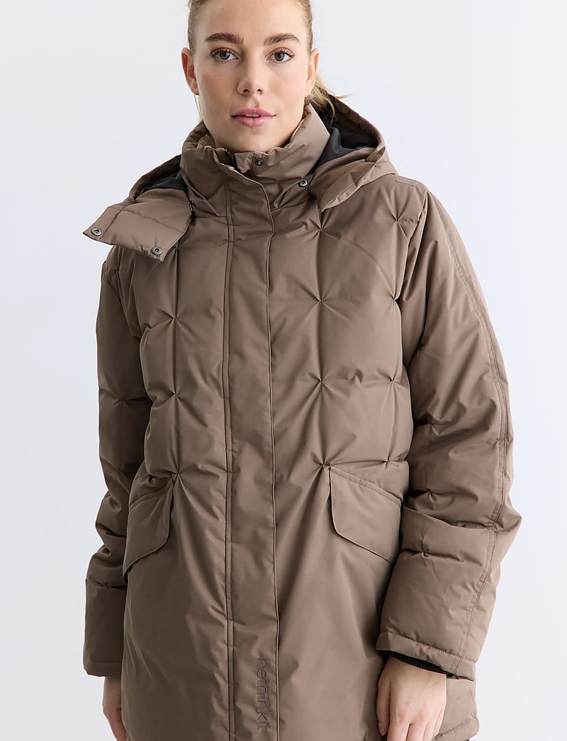 Rethinkit Studios - Parka Jacket Cube - sulejoped ja voodriga joped - walnut - 3