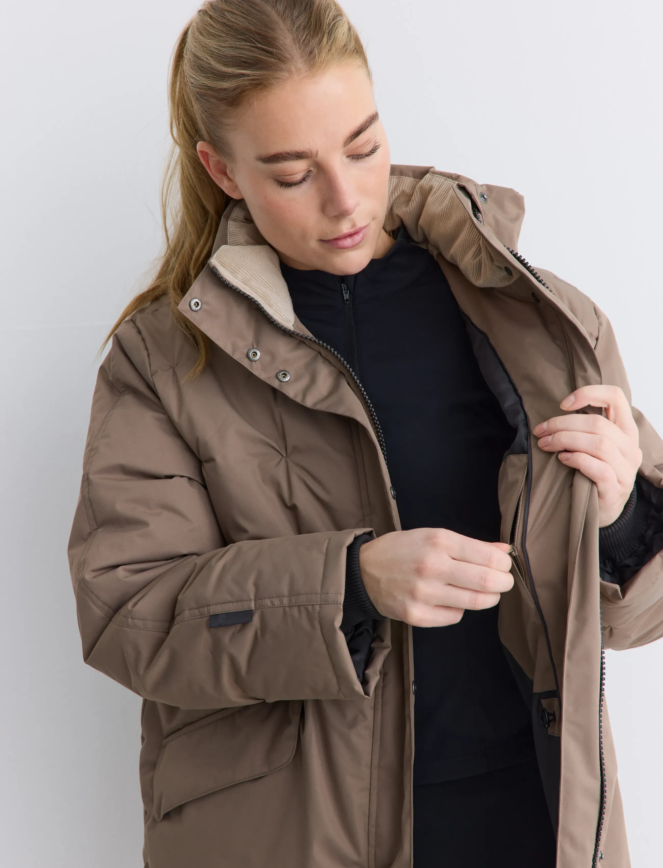 Rethinkit Studios - Parka Jacket Cube - jakker - walnut - 4