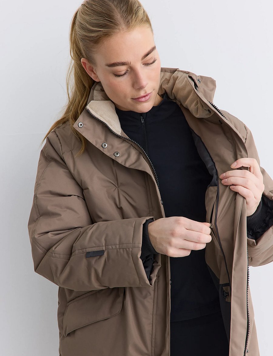 Rethinkit Studios - Parka Jacket Cube - jakker - walnut - 4