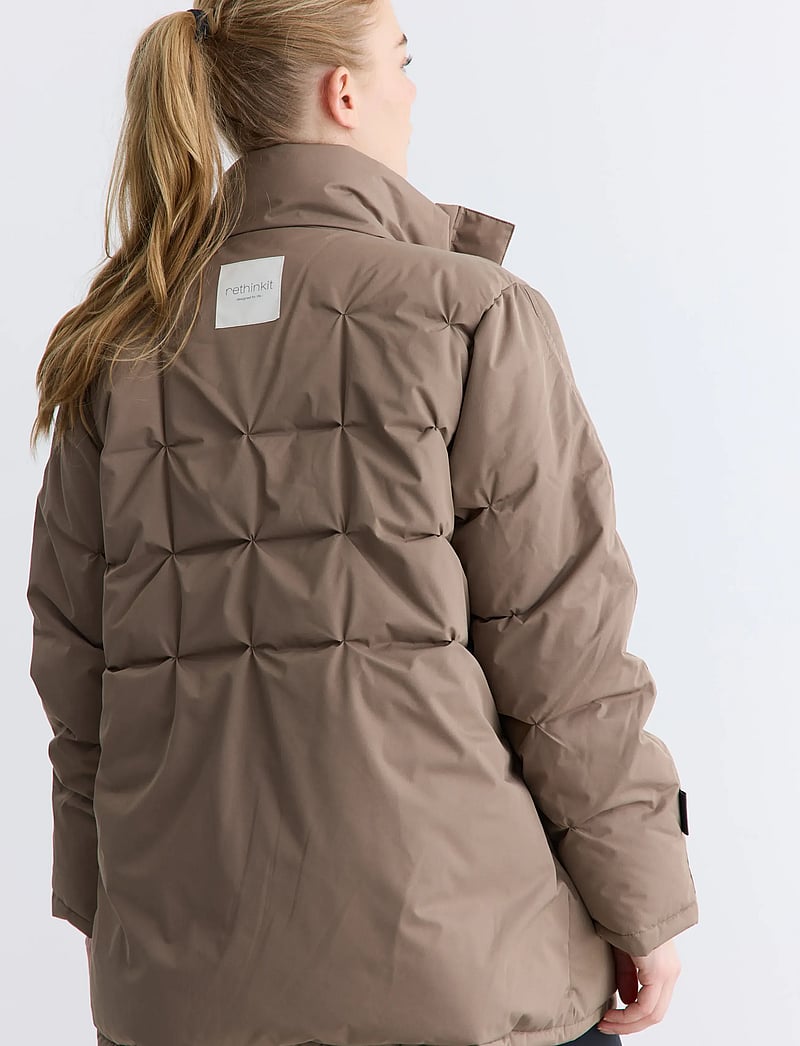 Rethinkit Studios - Parka Jacket Cube - sulejoped ja voodriga joped - walnut - 5