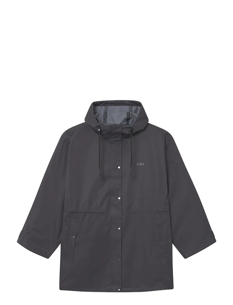Rethinkit Studios - Rainshell Jacket - viršutiniai drabužiai - almost black - 1