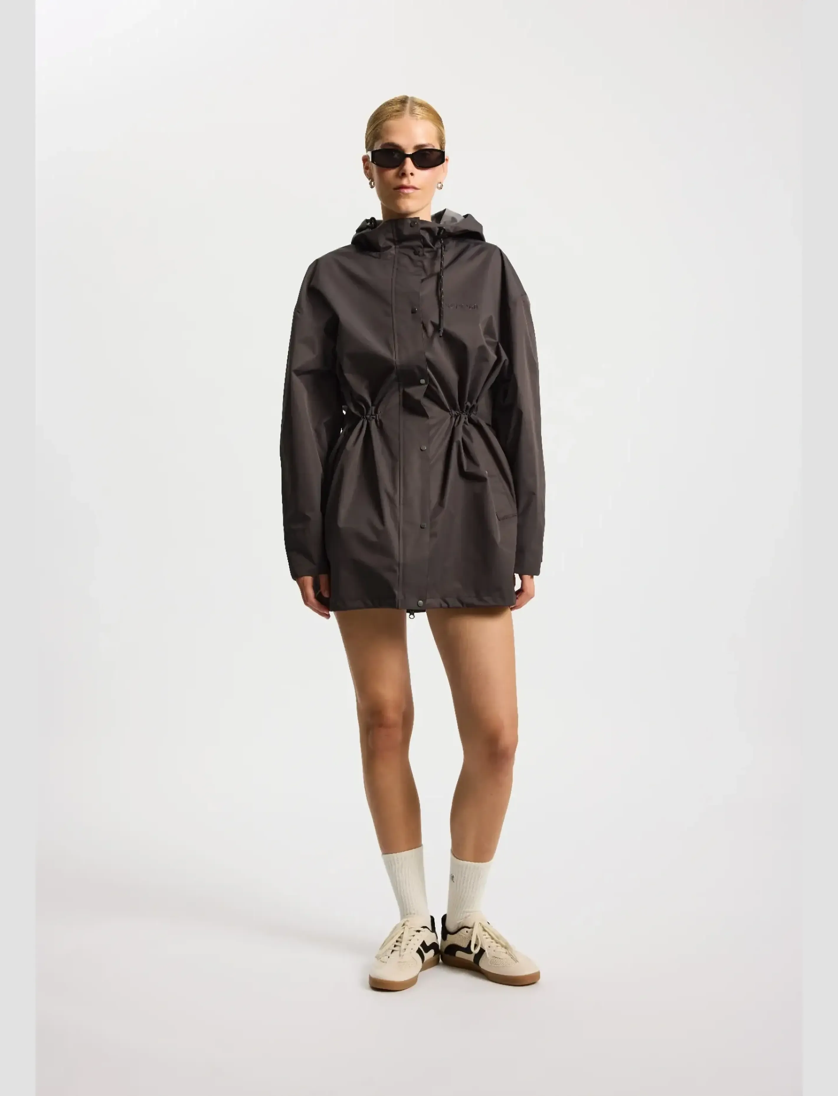 Rethinkit Studios - Rainshell Jacket - viršutiniai drabužiai - almost black - 3