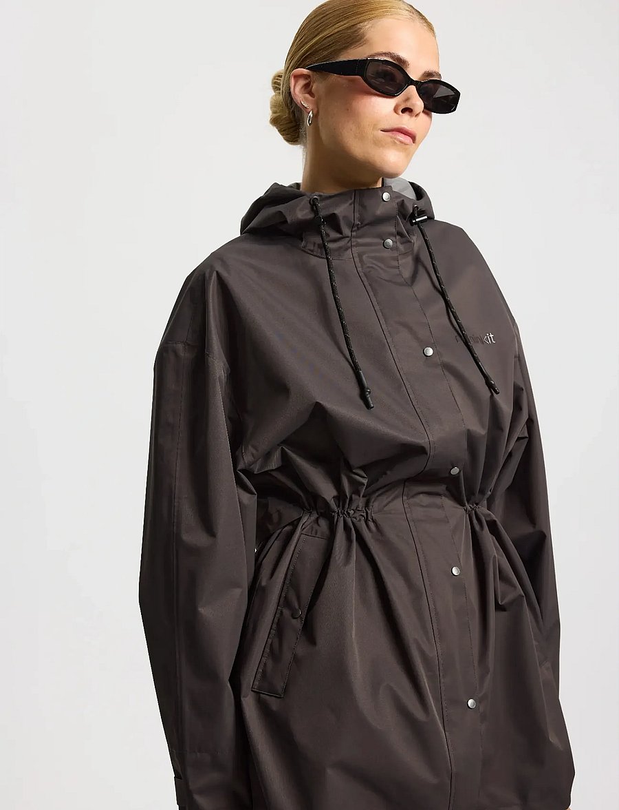 Rethinkit Studios - Rainshell Jacket - viršutiniai drabužiai - almost black - 5