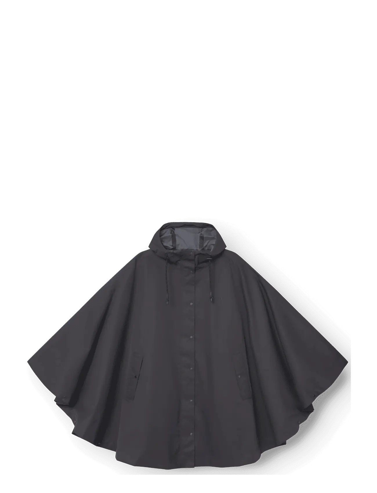 Rethinkit Studios Rainshell Cape, One Size, Sport Rainwear, Schwarz - Raincoats, Frauen