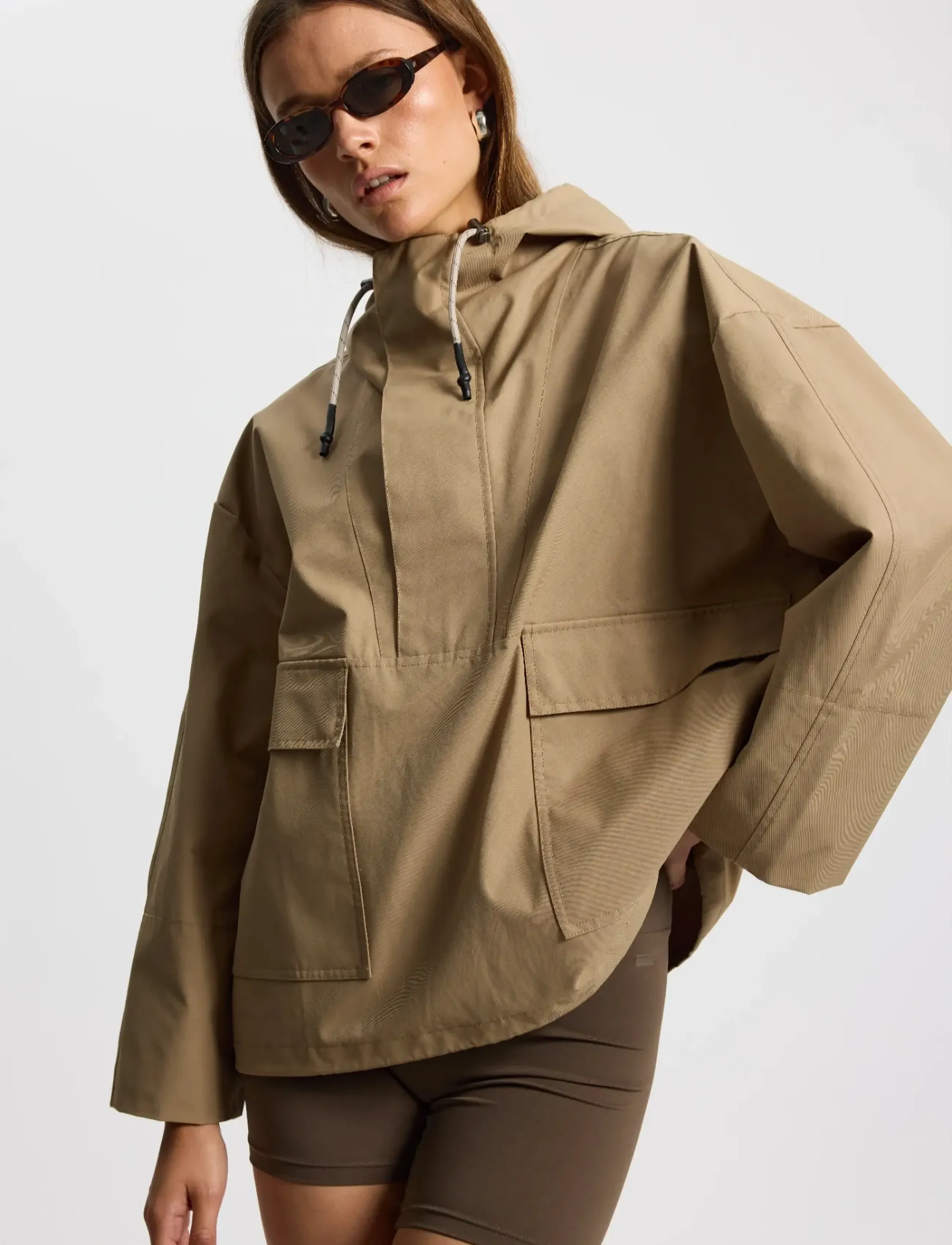 Rethinkit Studios Anorak Cloud, XL, Sport Jackets, Beige - Anoraks, Frauen