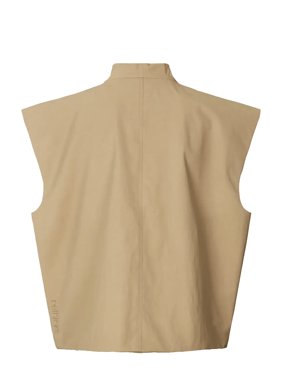 Rethinkit Studios - Gilet Cloud - ytterkläder - beige taupe - 2