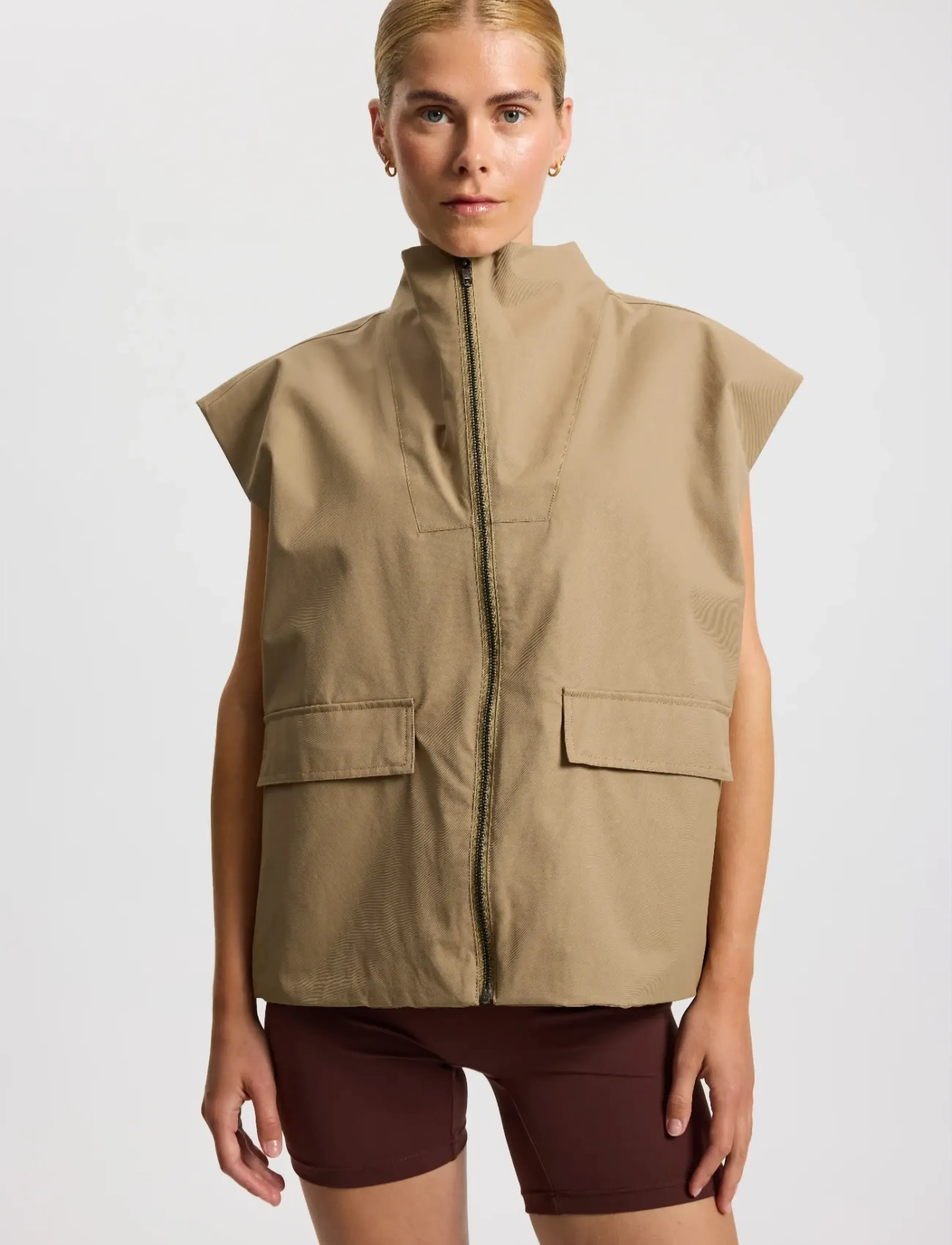 Rethinkit Studios - Gilet Cloud - sport - beige taupe - 4