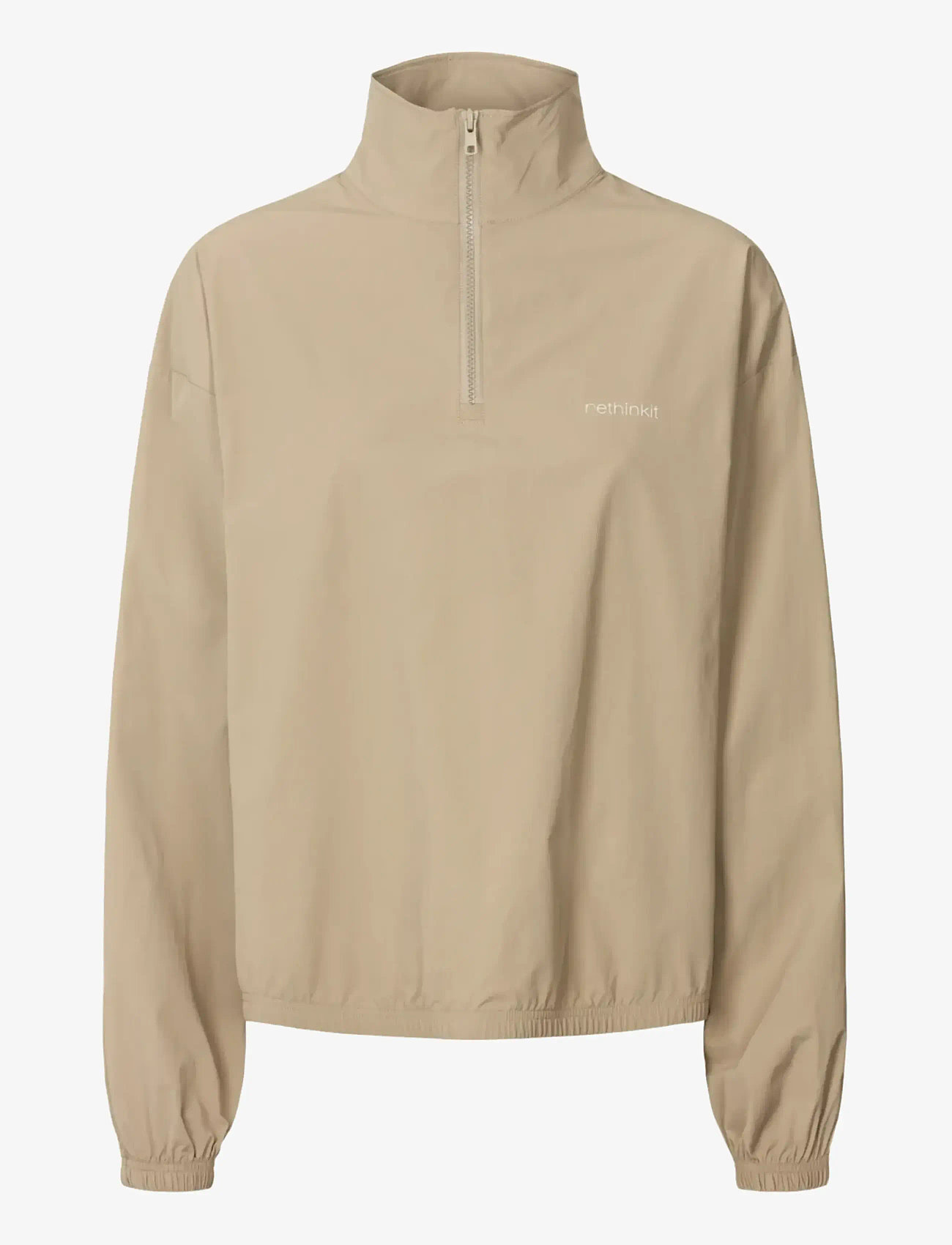 Rethinkit Studios - Track Jacket Drift - jacken - gravel - 1