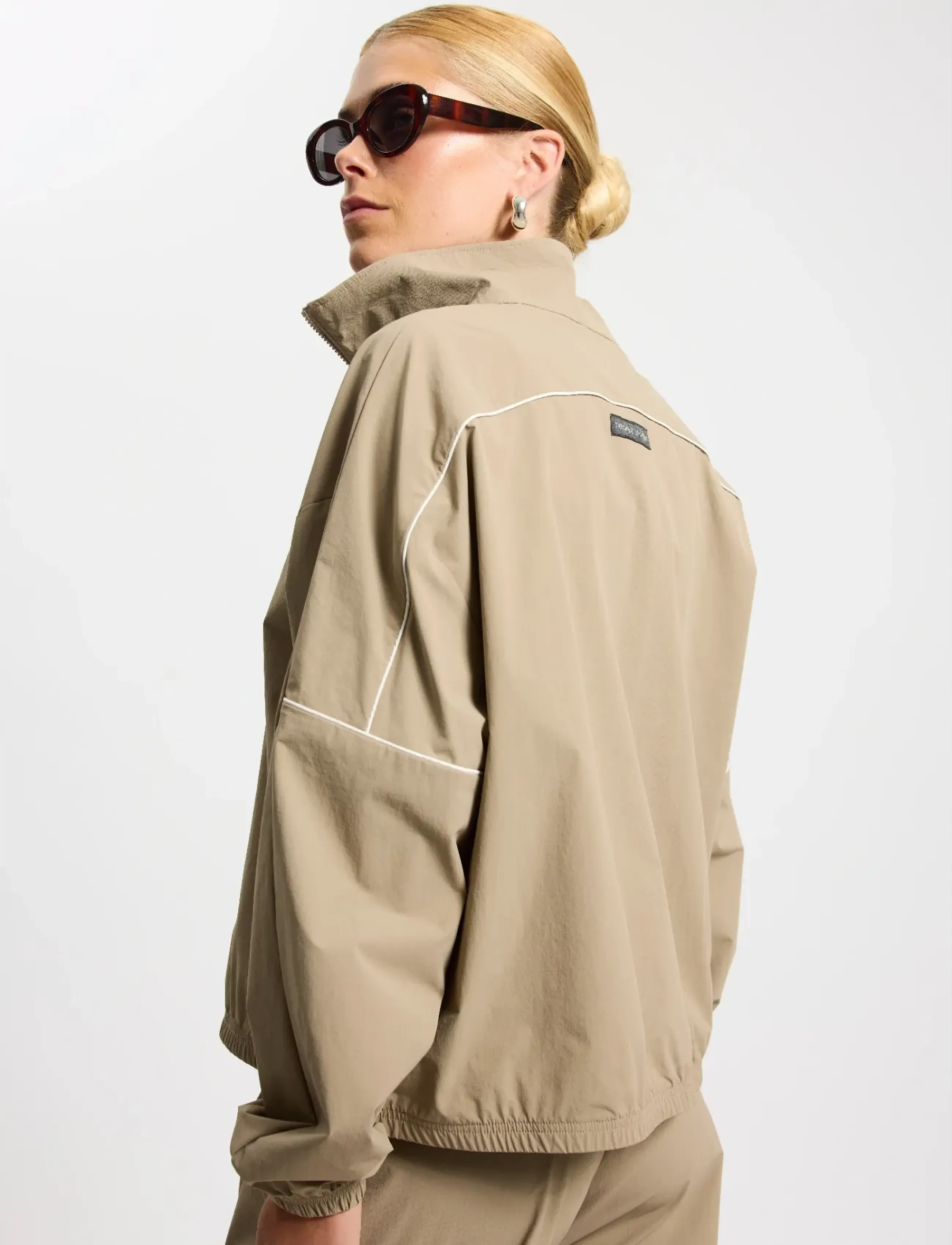 Rethinkit Studios - Track Jacket Drift - ikdienišķa stila žaketes - gravel - 5