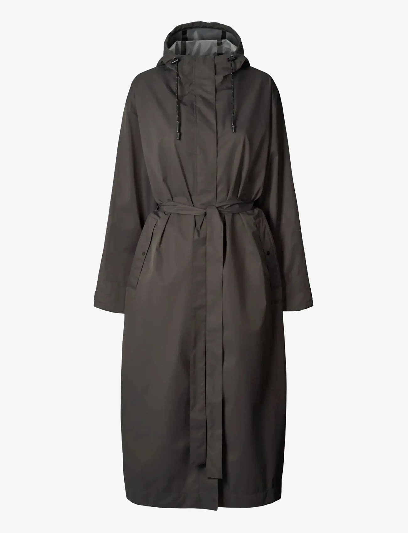 Rethinkit Studios - Rainshell Coat - regnjakker - almost black - 1