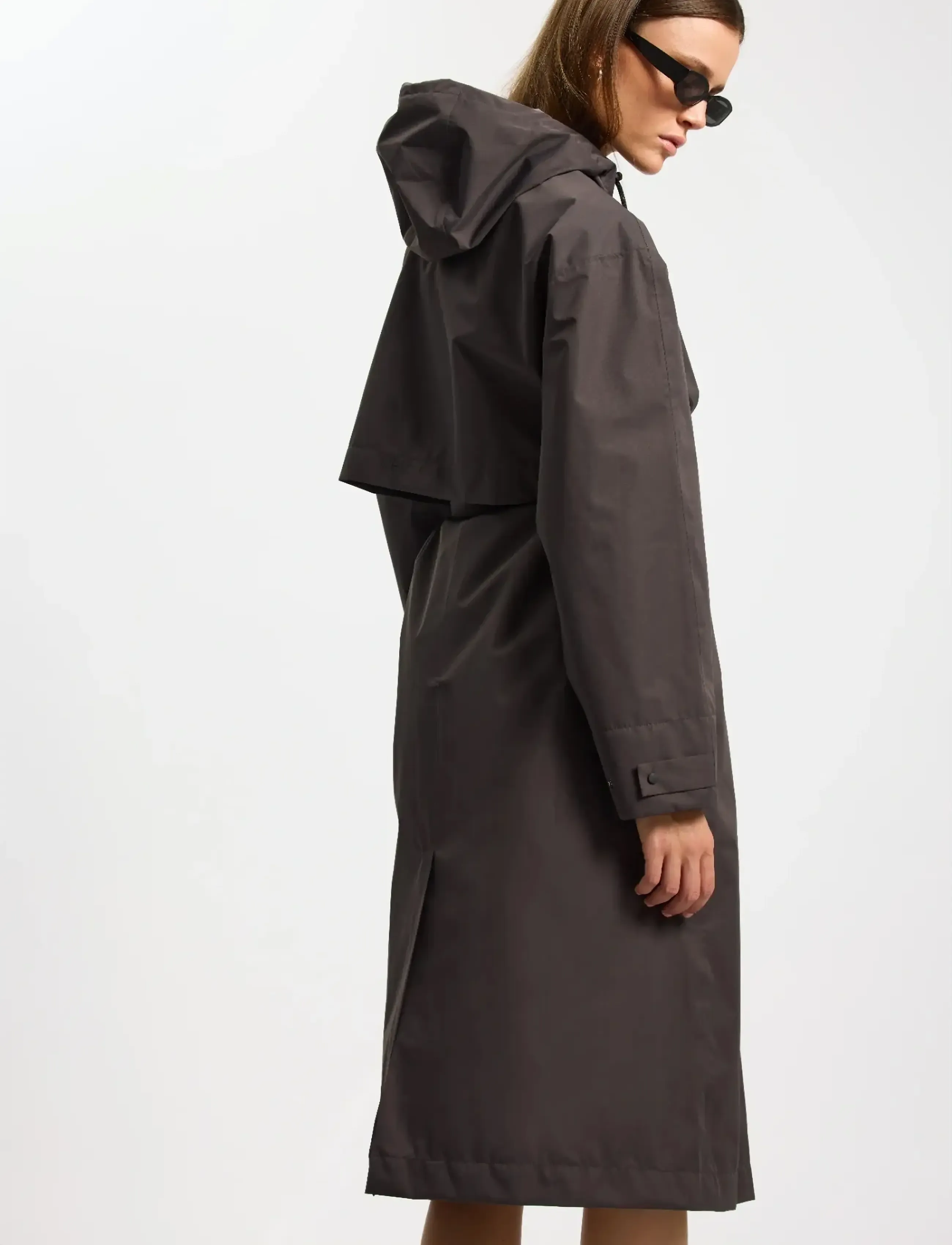 Rethinkit Studios - Rainshell Coat - rain coats - almost black - 3