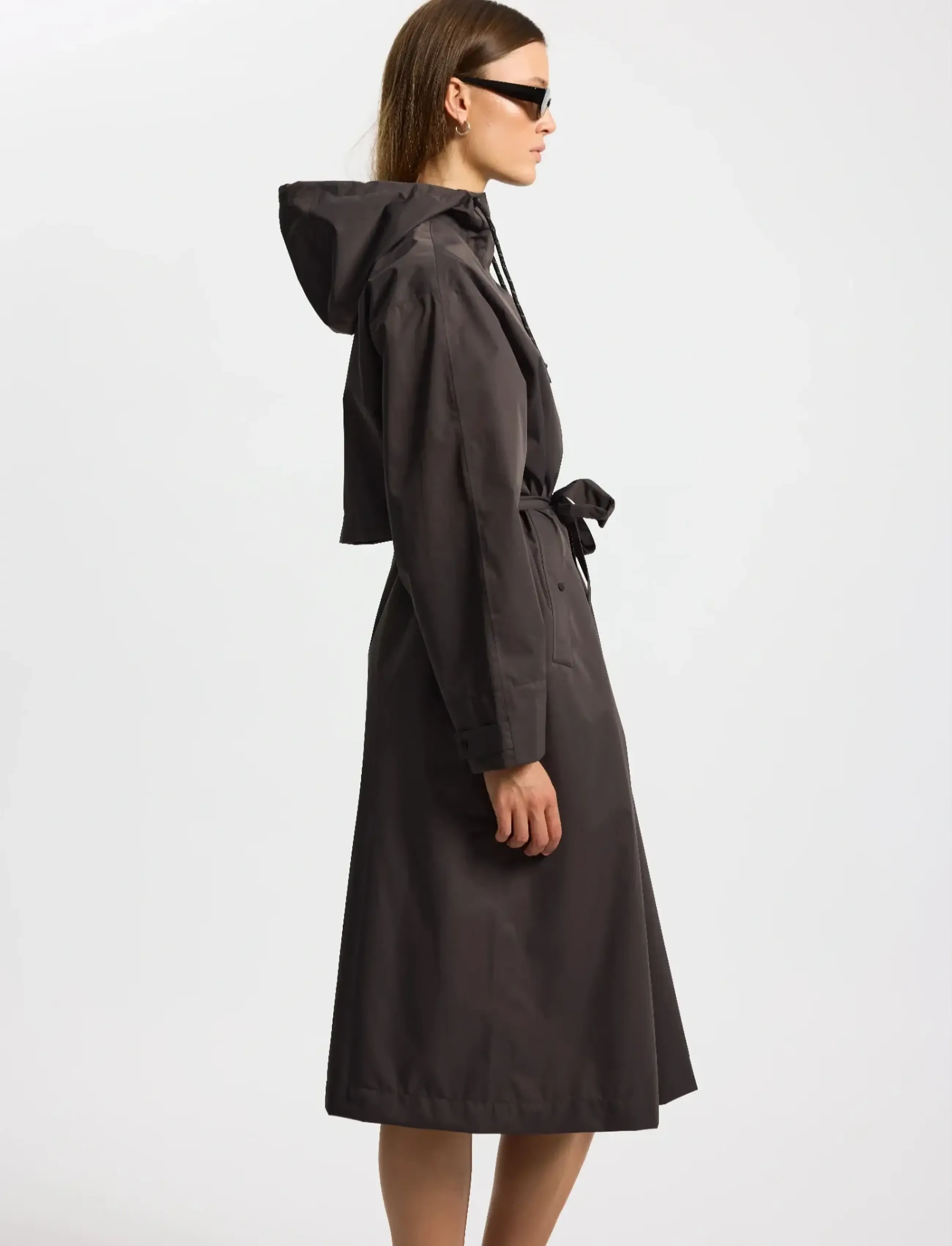 Rethinkit Studios - Rainshell Coat - rain coats - almost black - 4