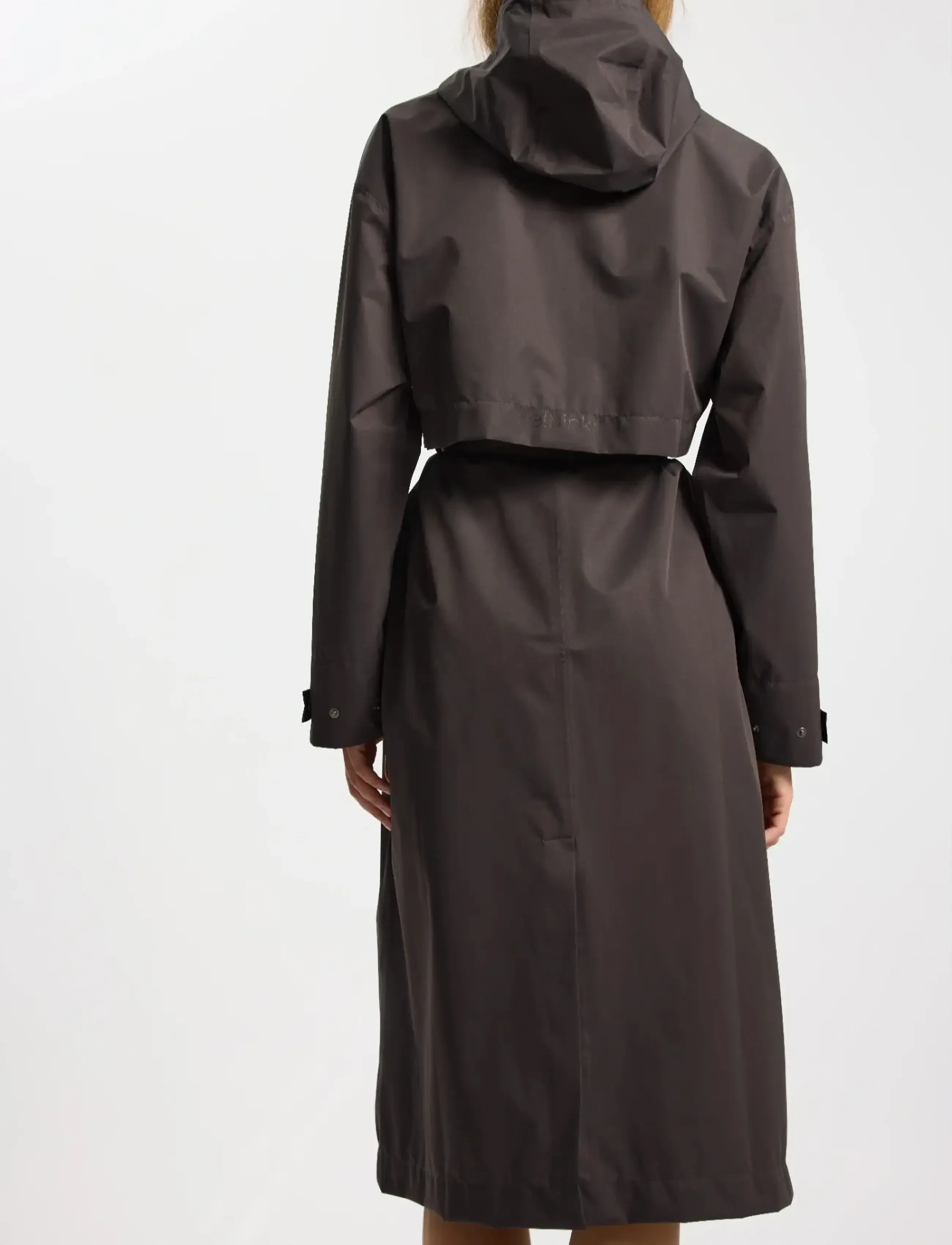 Rethinkit Studios - Rainshell Coat - rain coats - almost black - 5